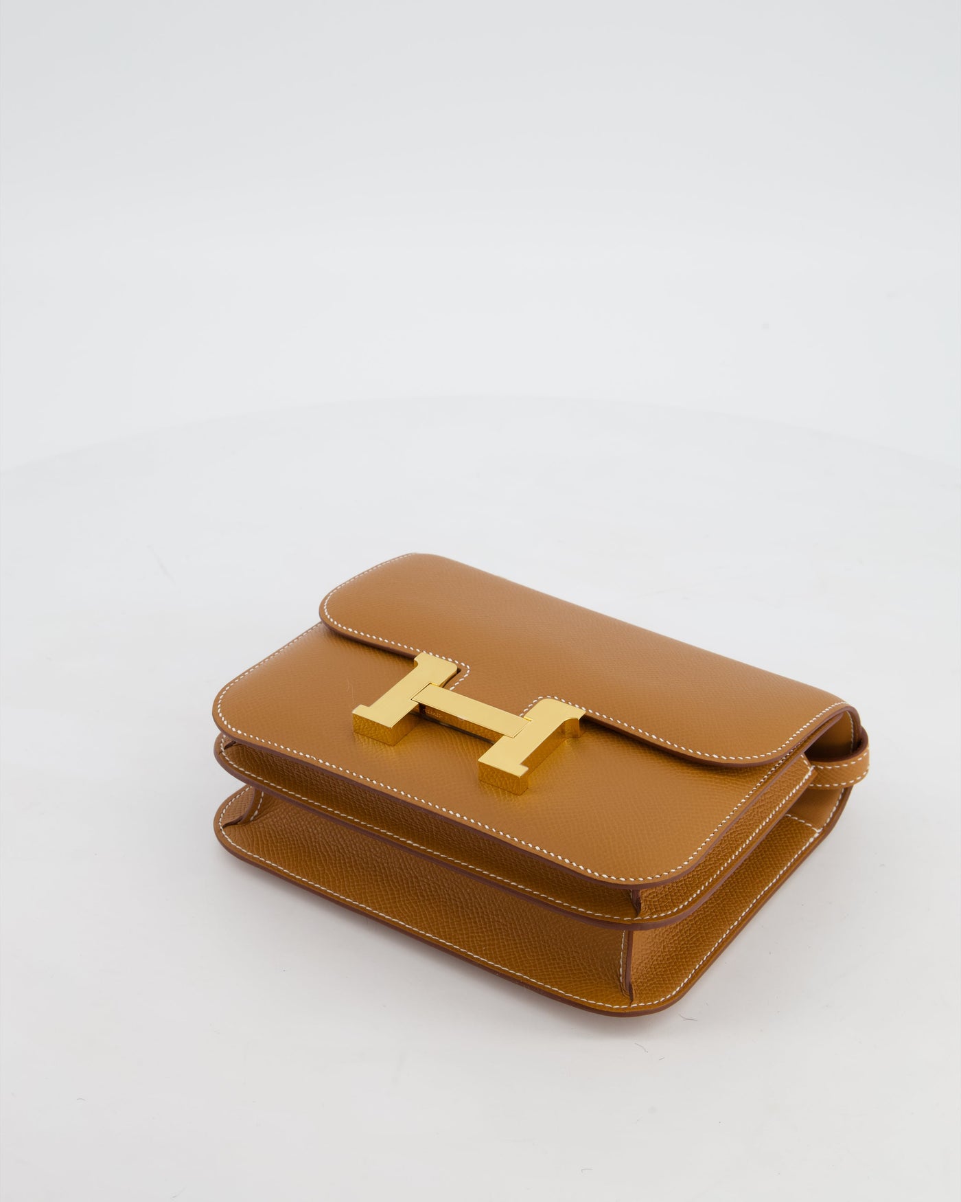 Hermes Mini Constance III Miroir 18 Bag in Gold Epsom Leather with Gold Hardware - Product Image 18