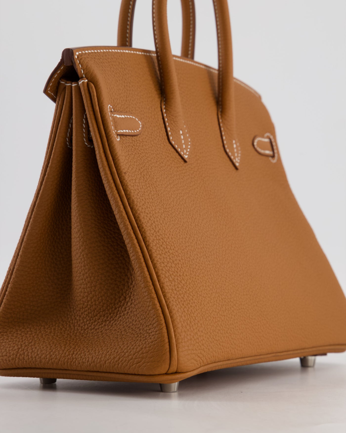 Hermes Birkin 25 Retourne Gold Togo Leather with Palladium Hardware - Product Image 13