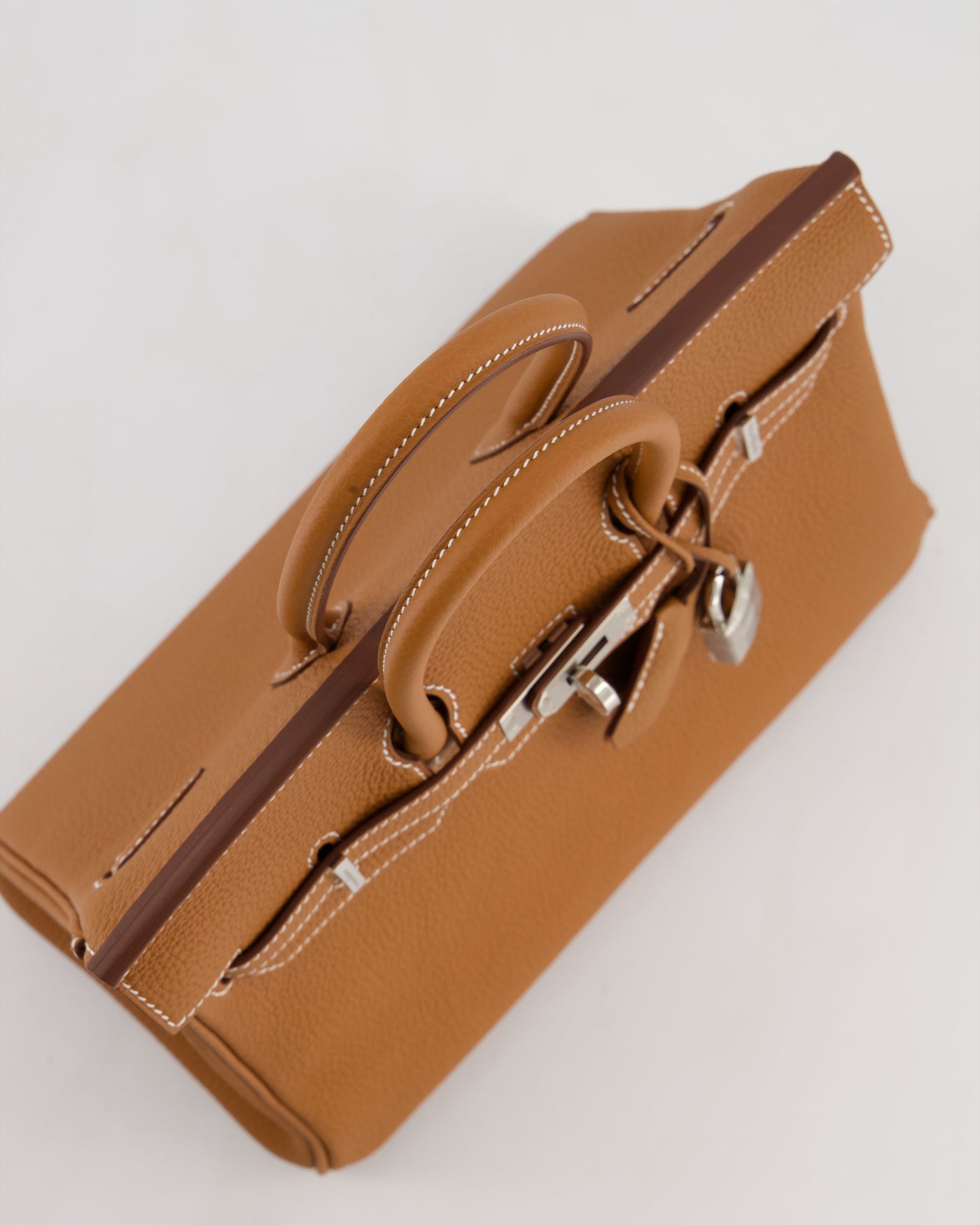 Hermes Birkin 25 Retourne Gold Togo Leather with Palladium Hardware - Product Image 16