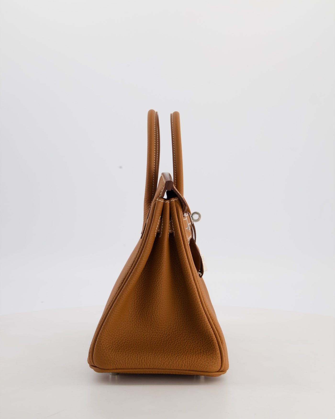 Hermes Birkin 25 Retourne Gold Togo Leather with Palladium Hardware - Product Image 4