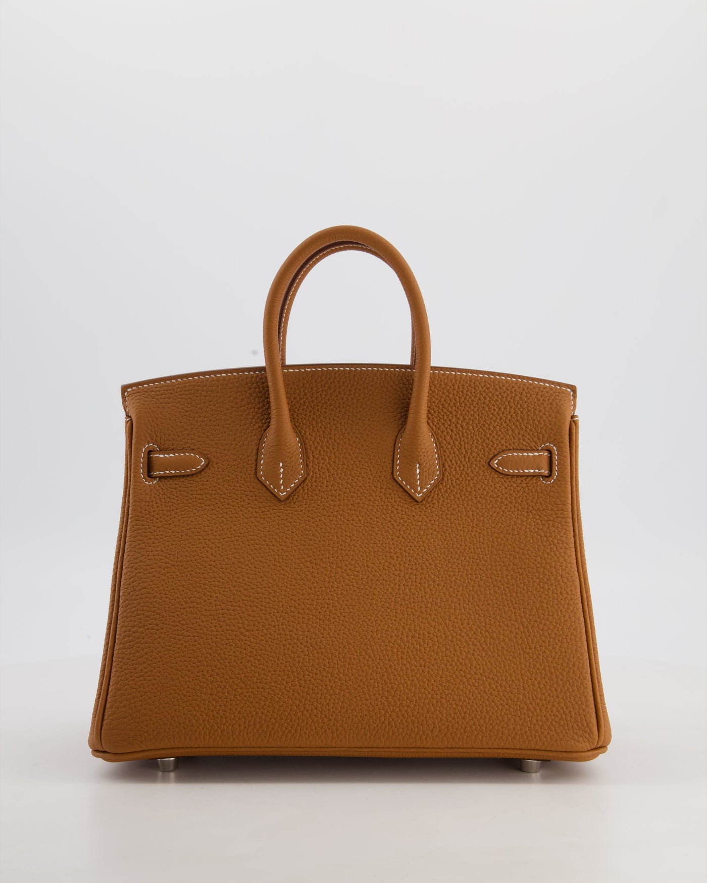 Hermes Birkin 25 Retourne Gold Togo Leather with Palladium Hardware - Product Image 6