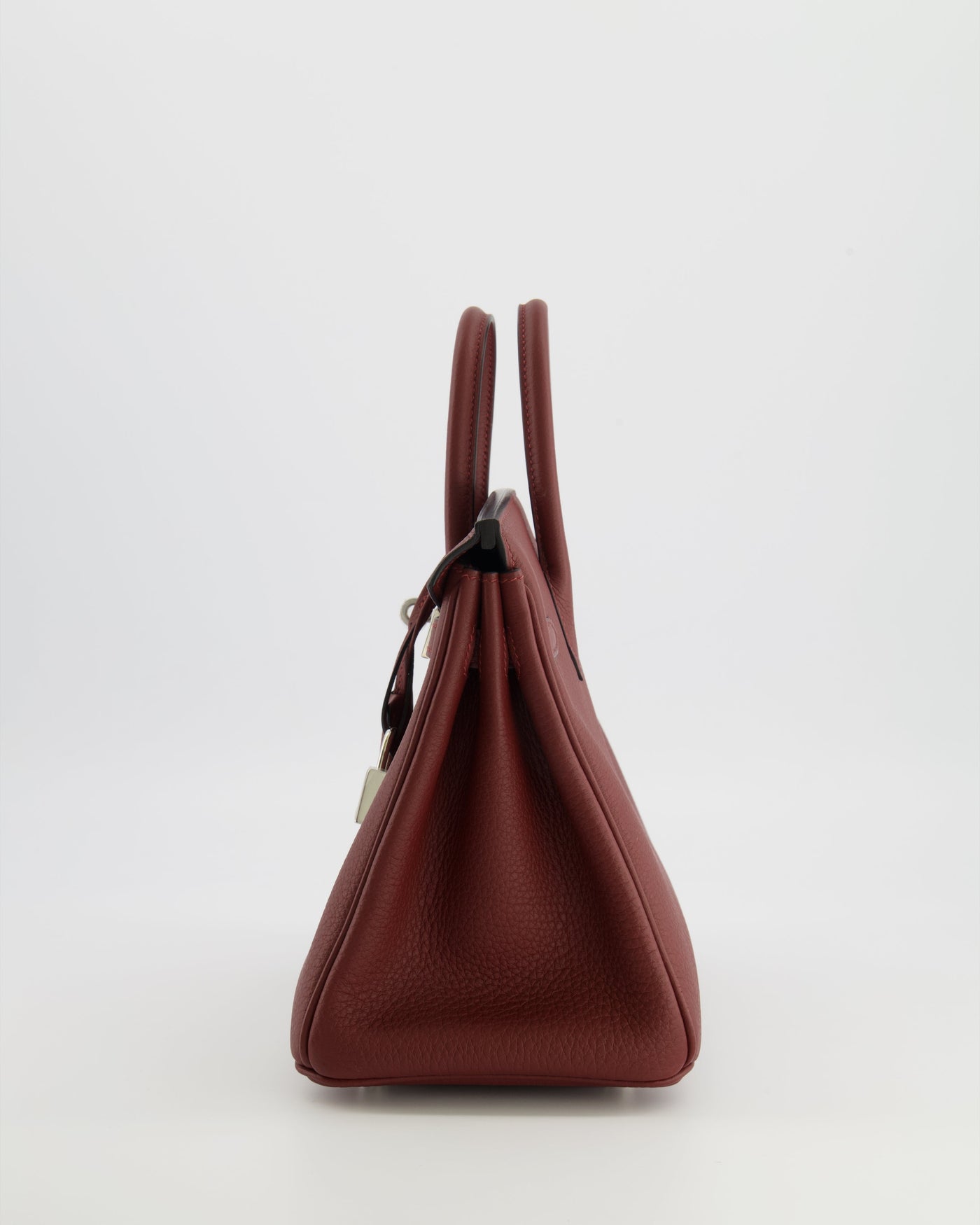 Hermes Birkin 25 Retourne Bag in Rouge H Veau Togo Leather with Palladium Hardware - Product Image 6