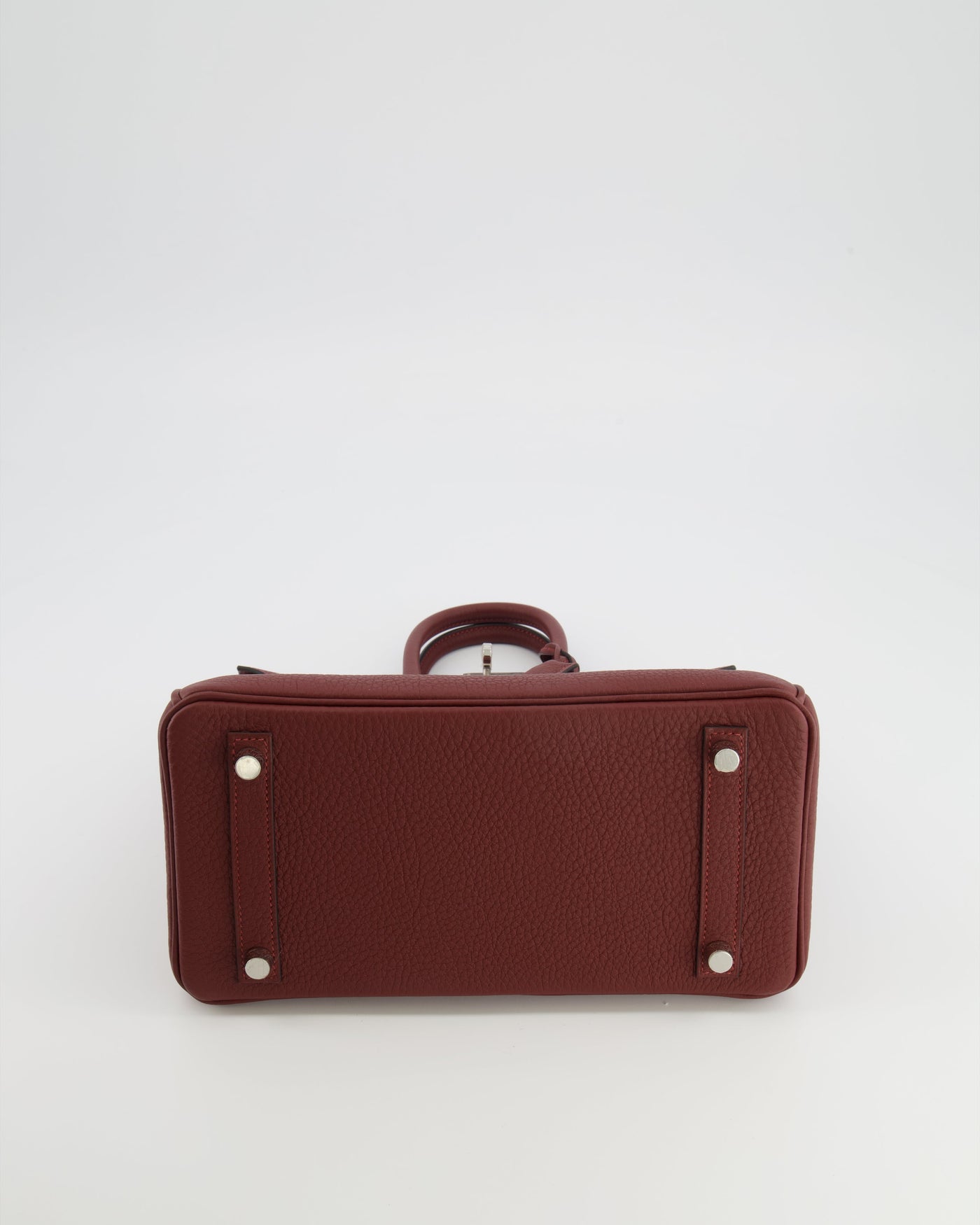 Hermes Birkin 25 Retourne Bag in Rouge H Veau Togo Leather with Palladium Hardware - Product Image 18