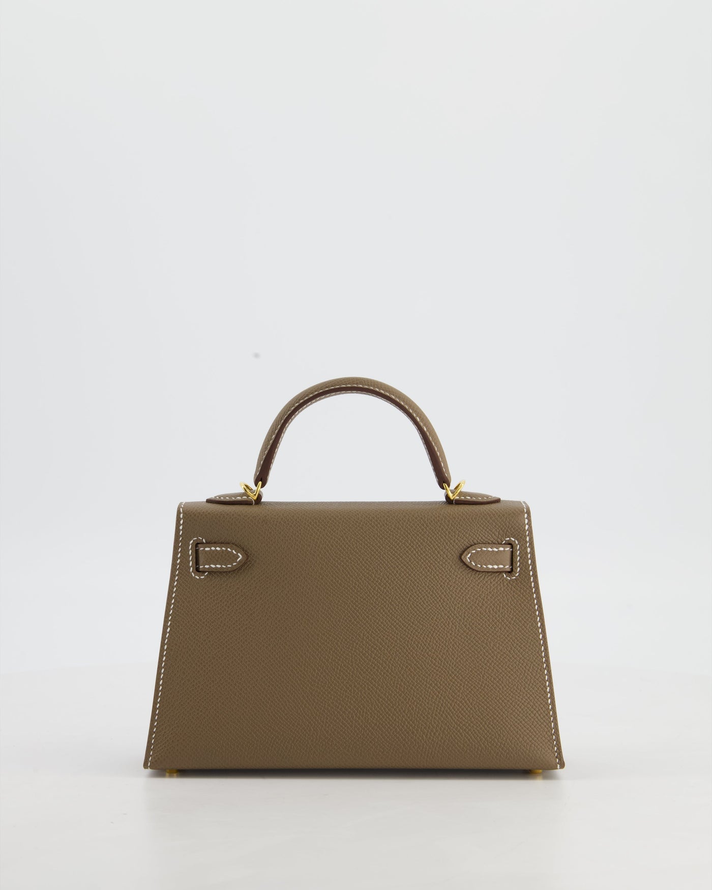 *HOT* Hermes Mini Kelly II 20 Bag in Etoupe Epsom Leather with Gold Hardware - Product Image 10