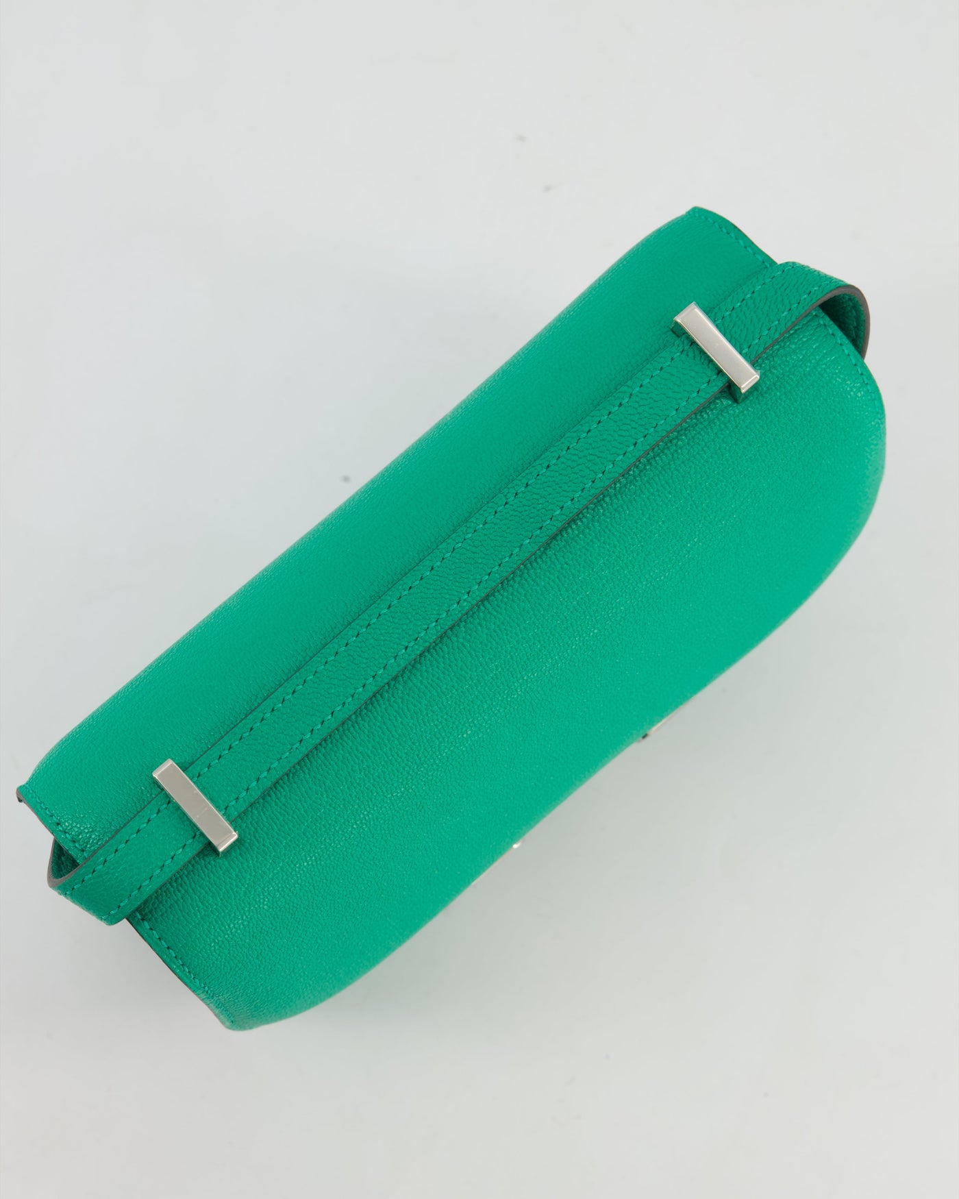 Hermes Mini Constance III Miroir 18 Bag in Menthe Chevre Mysore Leather with Palladium Hardware - Product Image 14