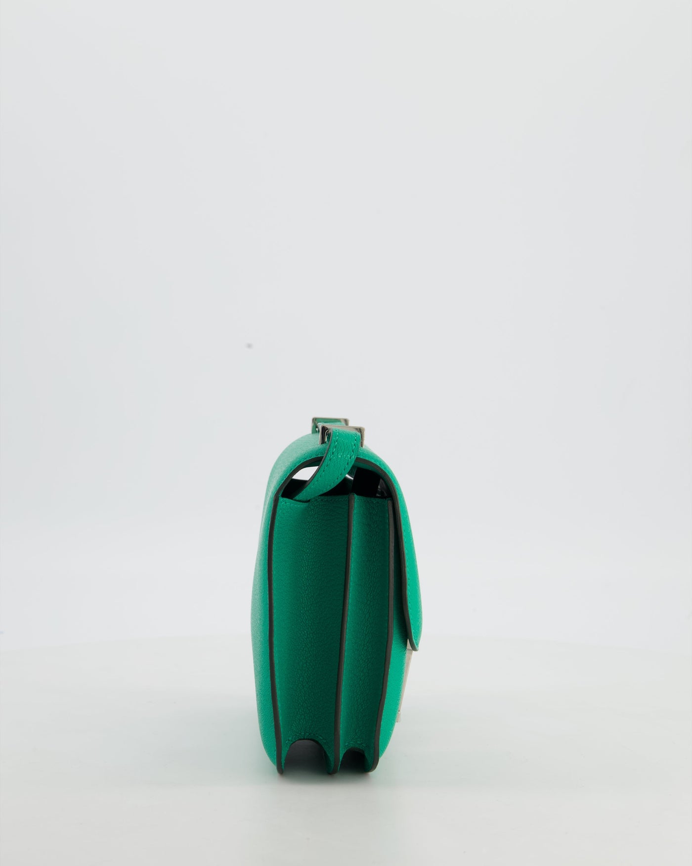 Hermes Mini Constance III Miroir 18 Bag in Menthe Chevre Mysore Leather with Palladium Hardware - Product Image 4