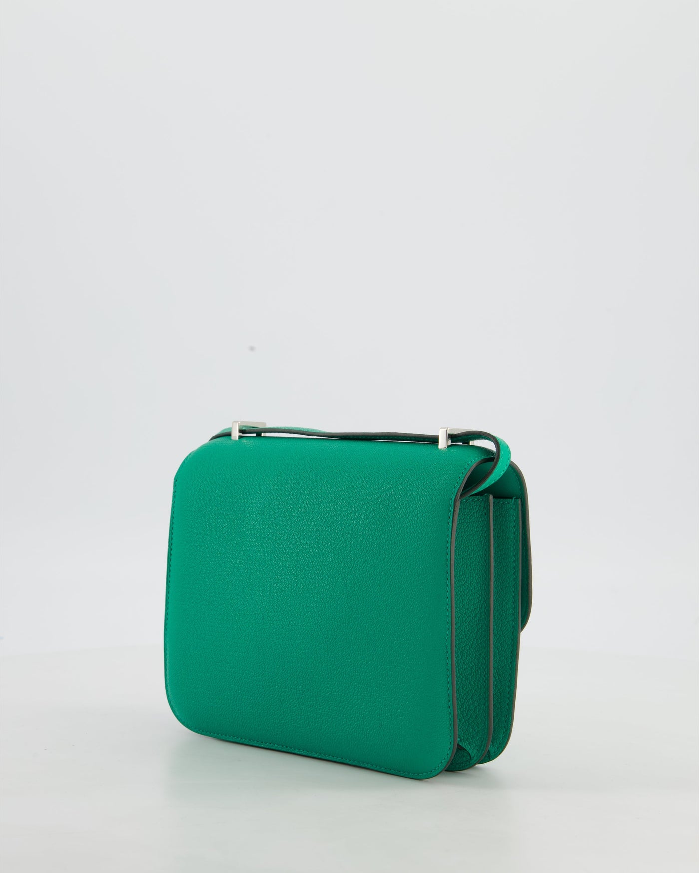 Hermes Mini Constance III Miroir 18 Bag in Menthe Chevre Mysore Leather with Palladium Hardware - Product Image 5