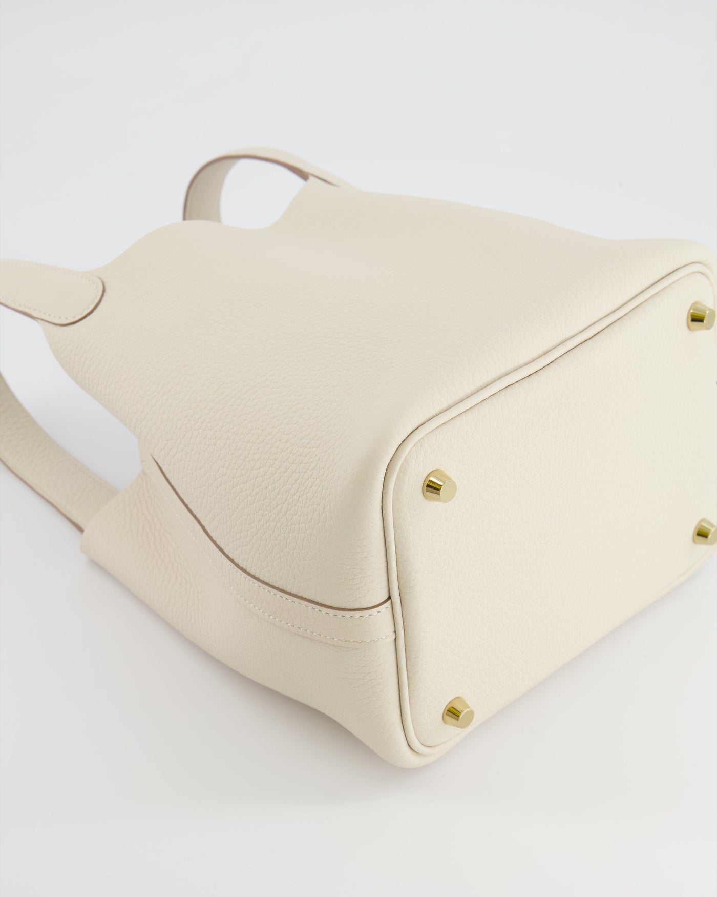 *RARE* Hermes Picotin Lock 18 Bag in Craie Clemence Leather with Gold Hardware - Product Image 15