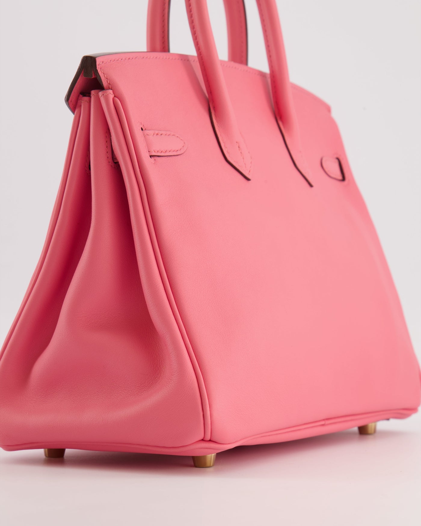 Hermes Birkin 25 Retourne Bag in Rose D'Été Swift Leather with Gold Hardware - Product Image 15
