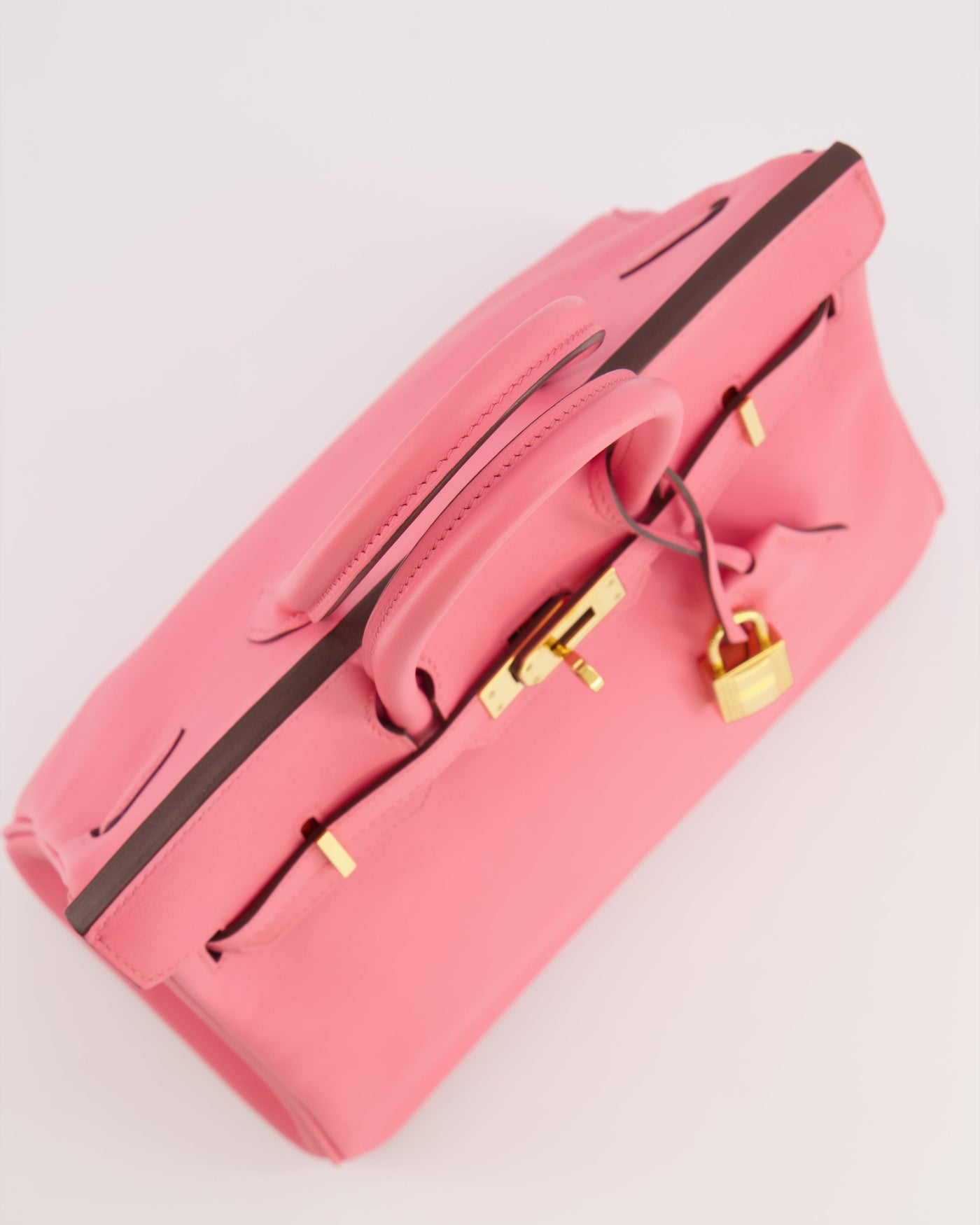Hermes Birkin 25 Retourne Bag in Rose D'Été Swift Leather with Gold Hardware - Product Image 16