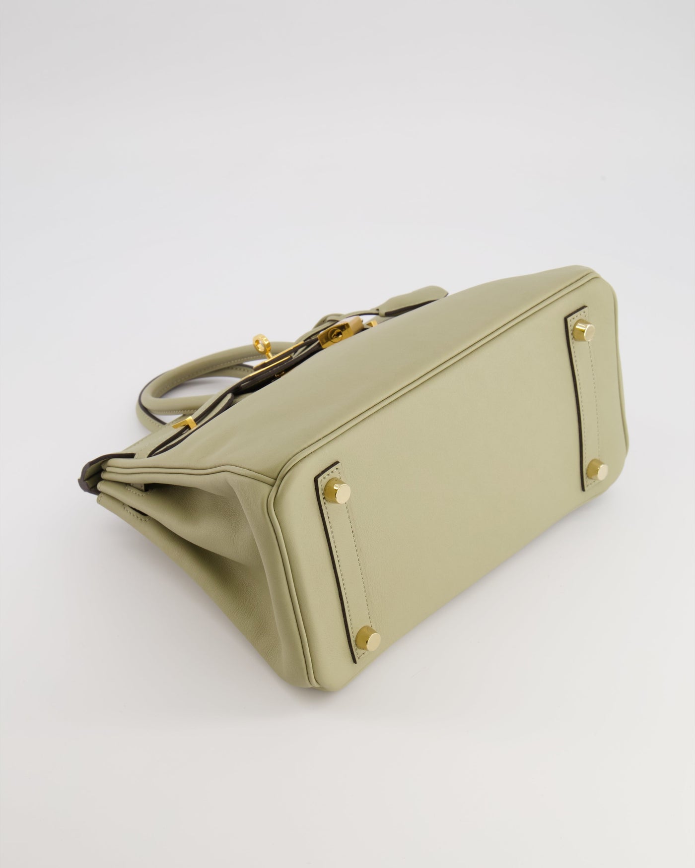 Hermes Birkin 25 Retourne Bag in Sauge Swift Leather with Gold Hardware - Product Image 19