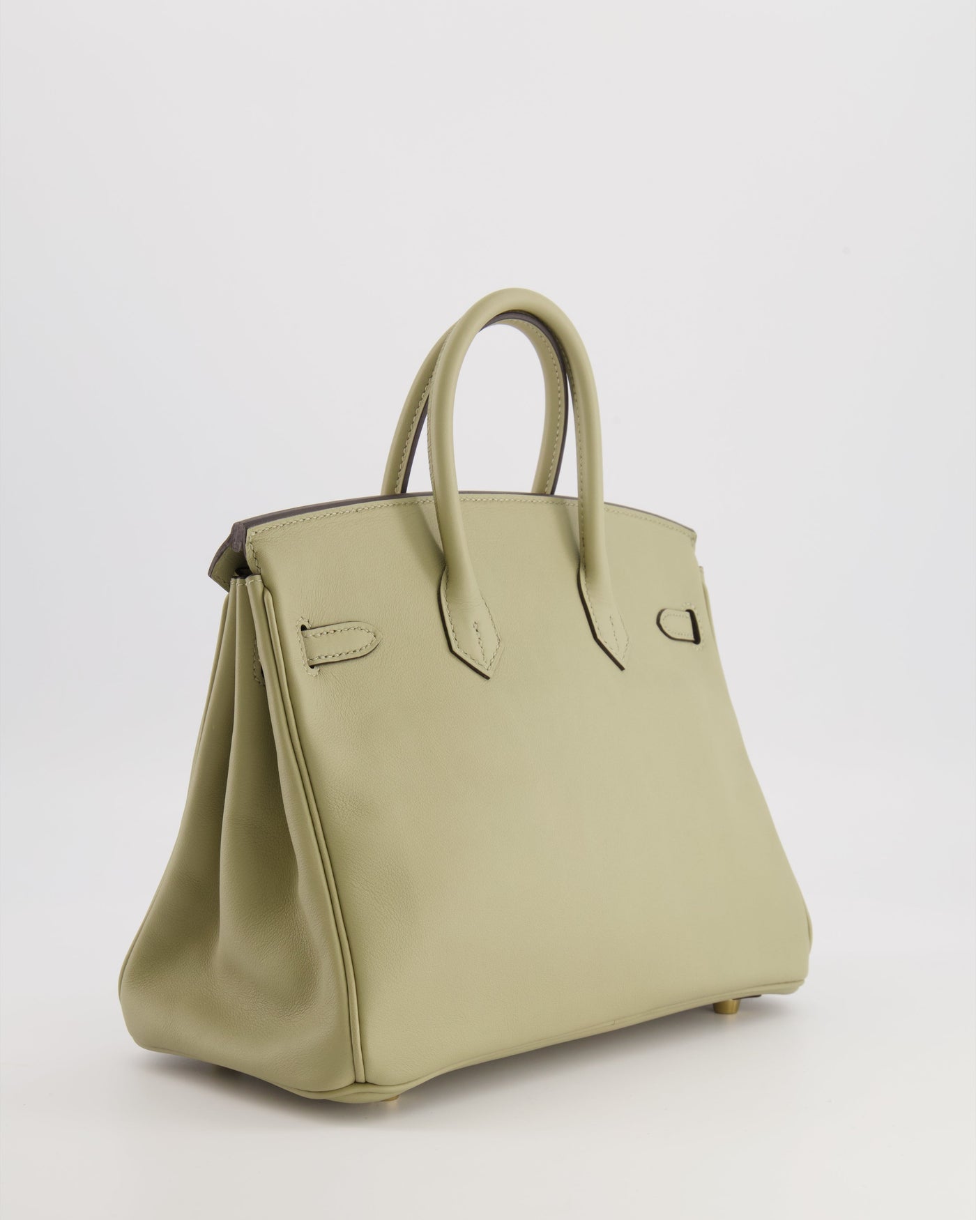 Hermes Birkin 25 Retourne Bag in Sauge Swift Leather with Gold Hardware - Product Image 8