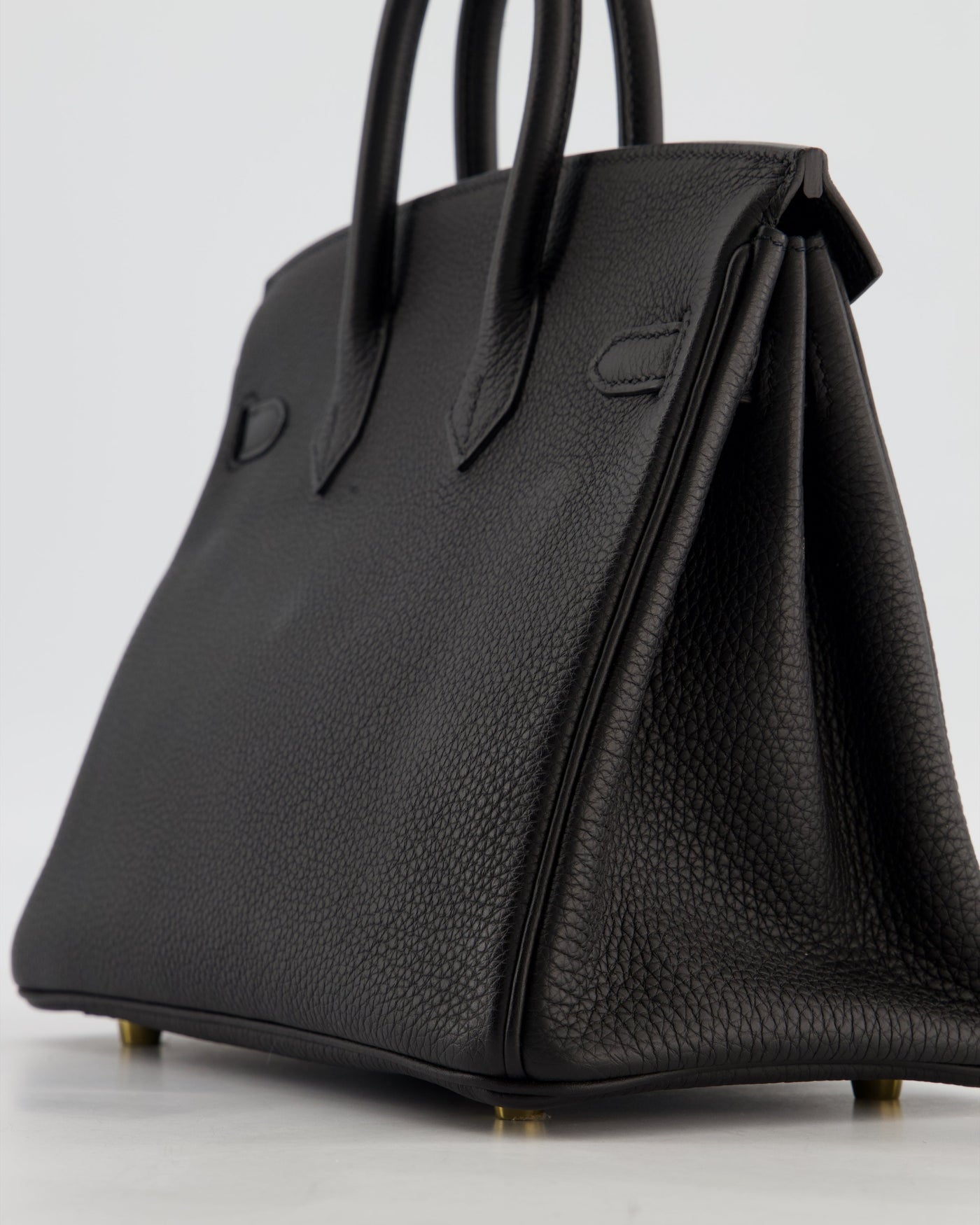 *HOT* Hermes Birkin 25 Retourne Bag in Noir Togo Leather with Gold Hardware - Product Image 12