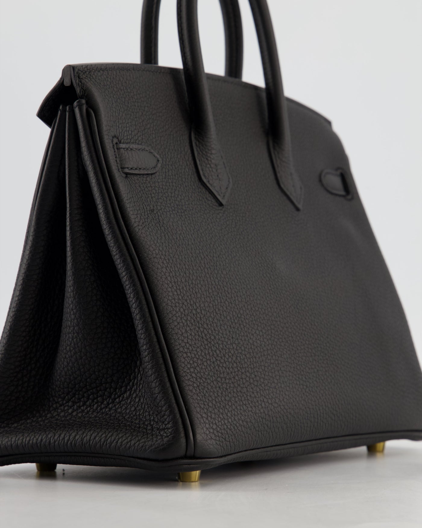 *HOT* Hermes Birkin 25 Retourne Bag in Noir Togo Leather with Gold Hardware - Product Image 13