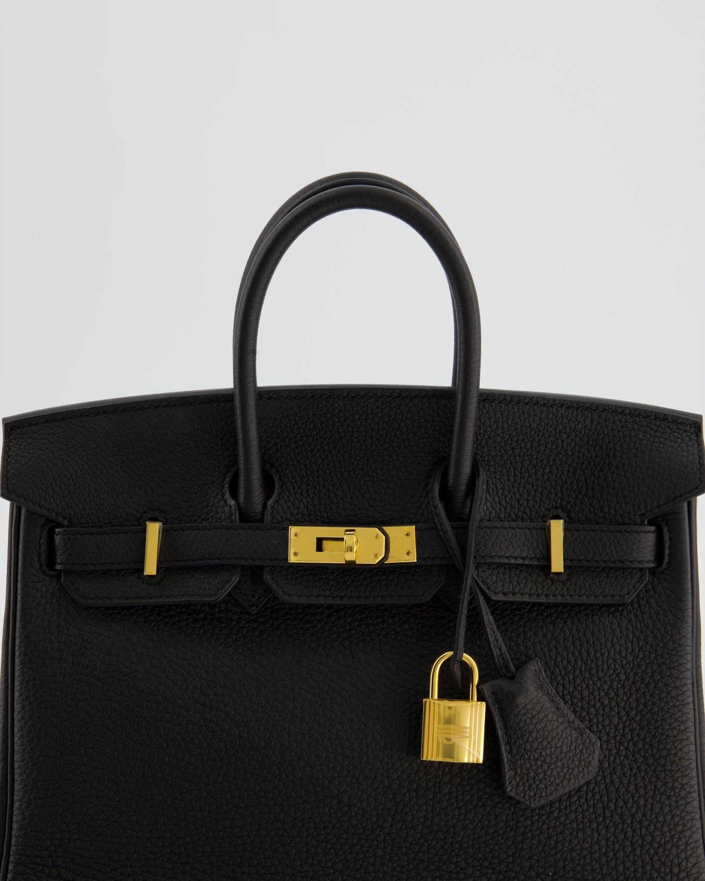 *HOT* Hermes Birkin 25 Retourne Bag in Noir Togo Leather with Gold Hardware - Product Image 14