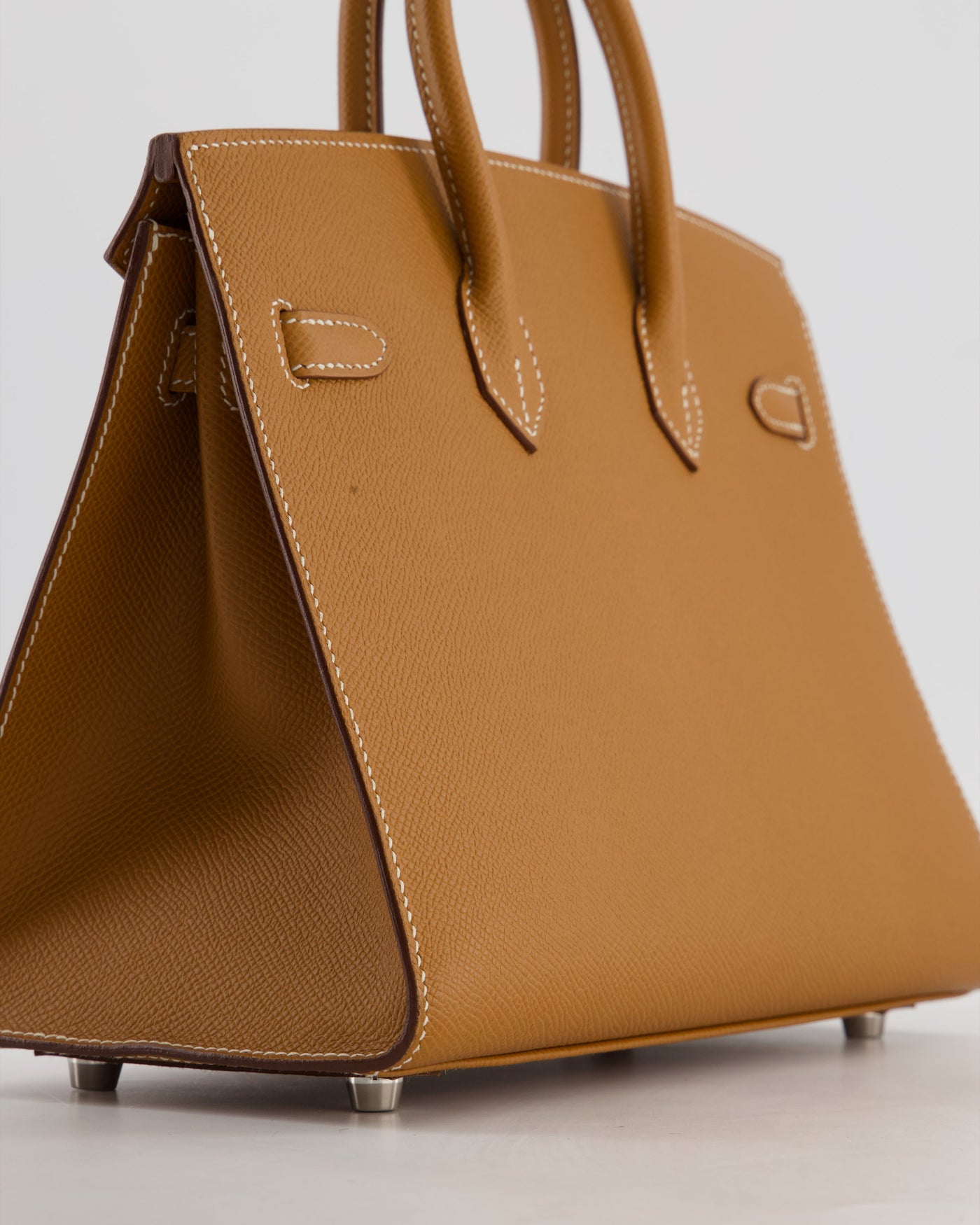 *RARE* Hermes Birkin 25 Sellier Bag in Gold Epsom Leather with Palladium Hardware - Product Image 13