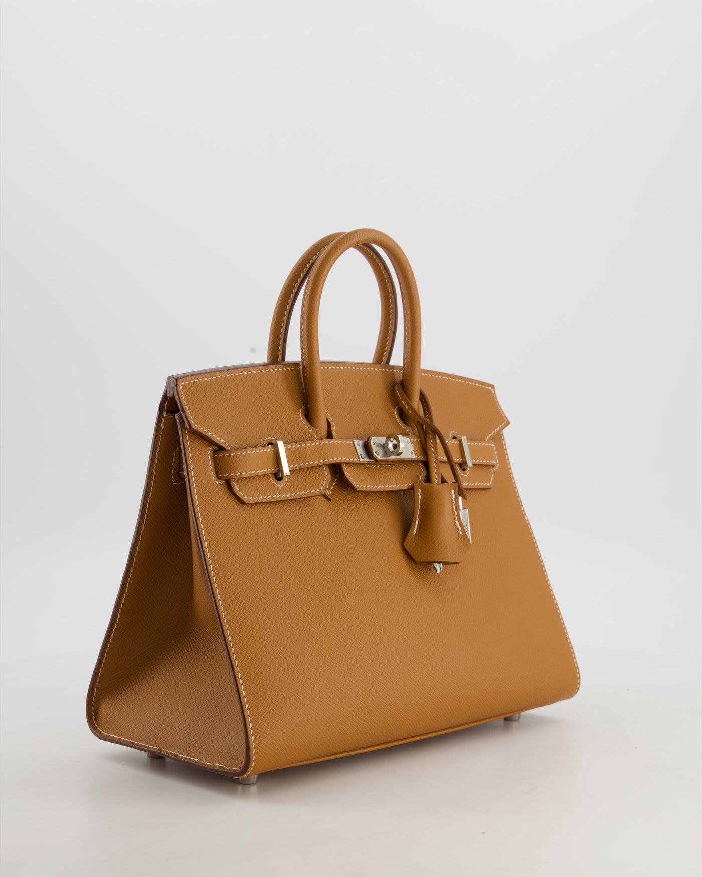 *RARE* Hermes Birkin 25 Sellier Bag in Gold Epsom Leather with Palladium Hardware - Product Image 3