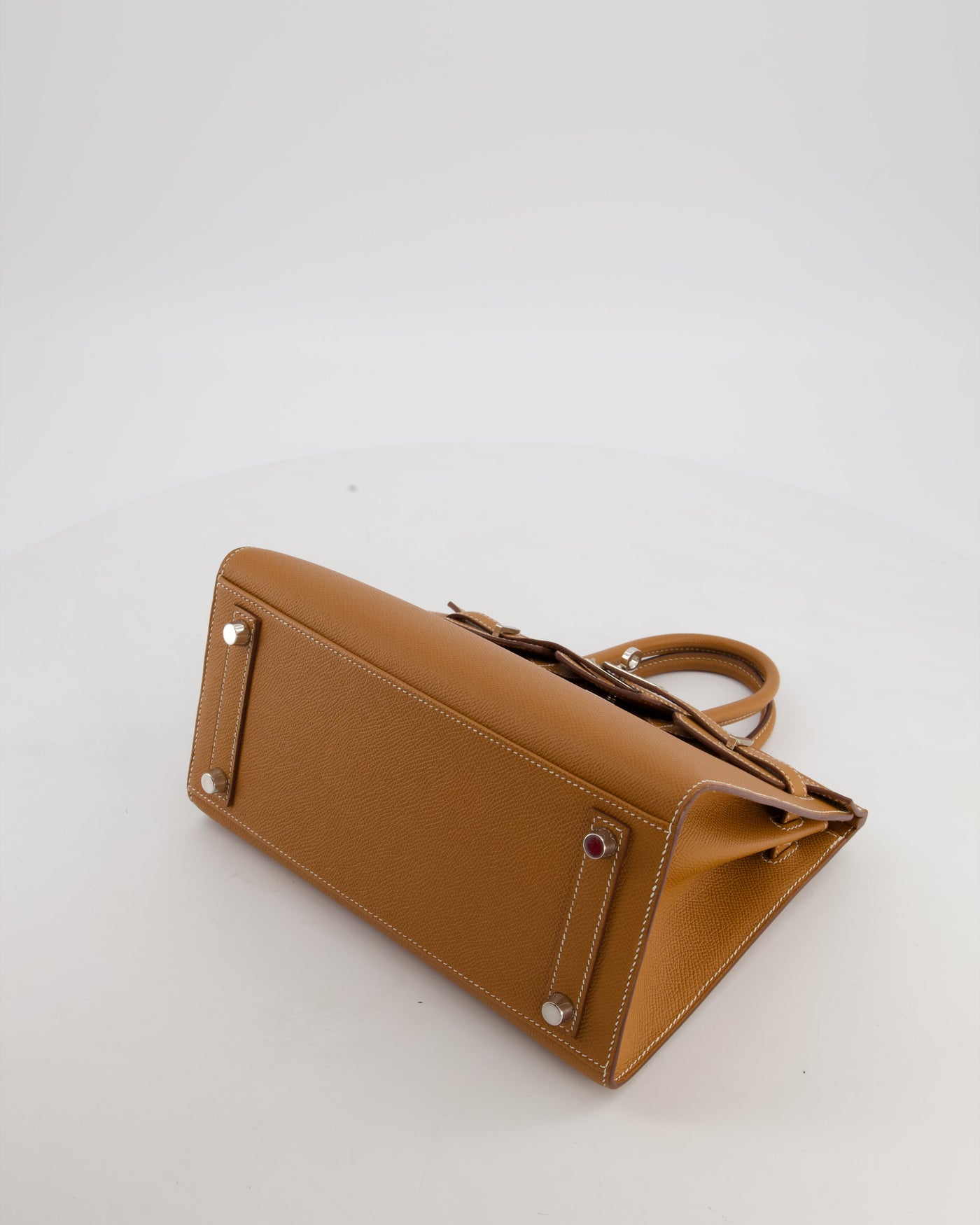 *RARE* Hermes Birkin 25 Sellier Bag in Gold Epsom Leather with Palladium Hardware - Product Image 20