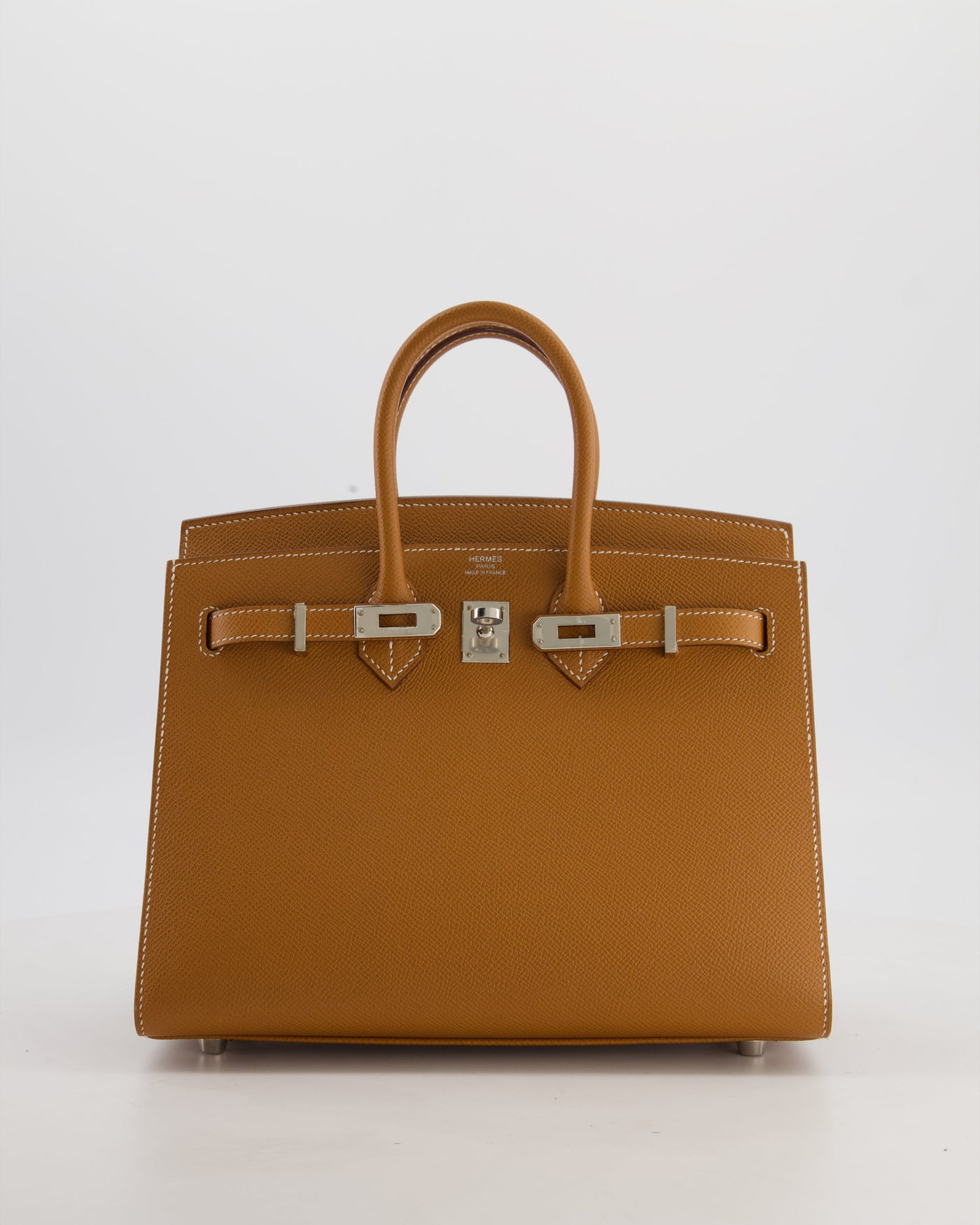 *RARE* Hermes Birkin 25 Sellier Bag in Gold Epsom Leather with Palladium Hardware - Product Image 22