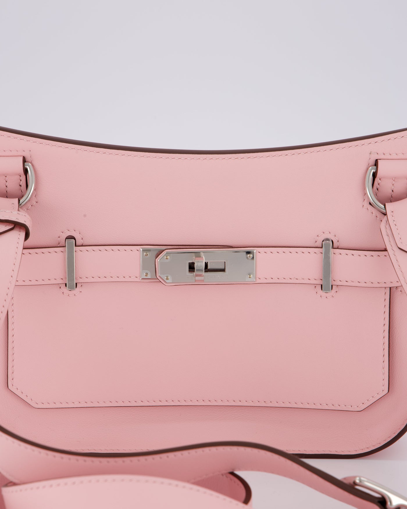 *RARE & HOT* Hermes Mini Jypsiere Bag in Rose Sakura Swift Leather with Palladium Hardware - Product Image 15