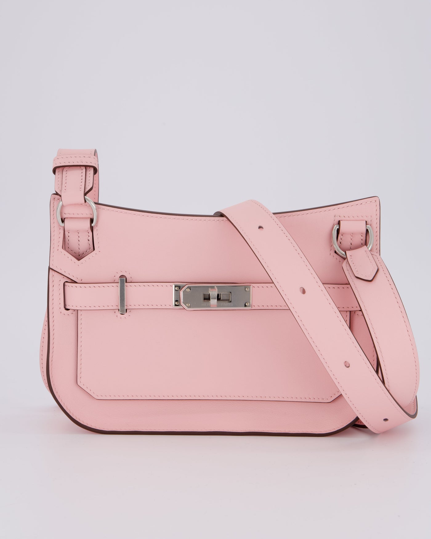 *RARE & HOT* Hermes Mini Jypsiere Bag in Rose Sakura Swift Leather with Palladium Hardware - Product Image 20
