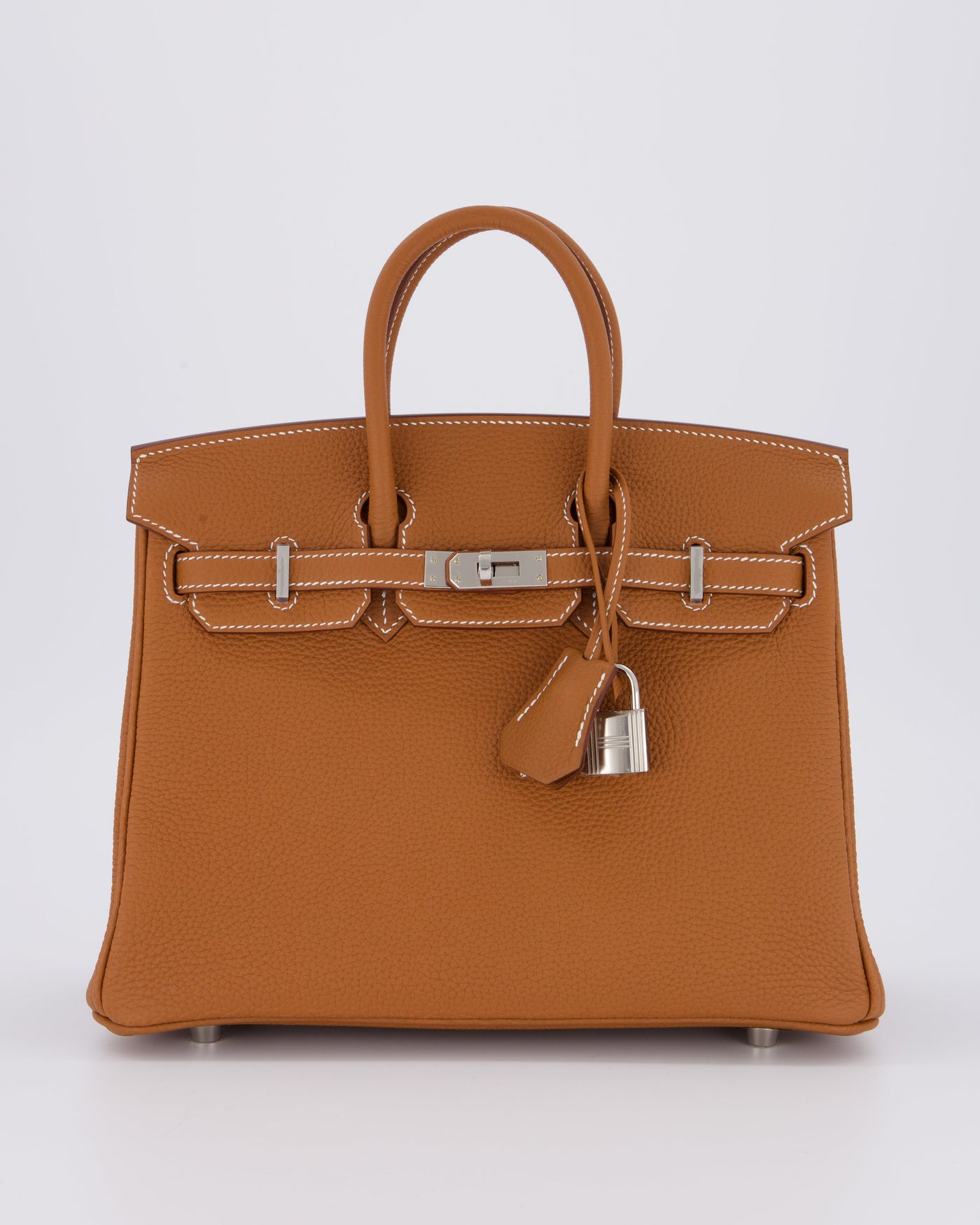 Hermes Birkin 25 Retourne Gold Togo Leather with Palladium Hardware - Product Image 21