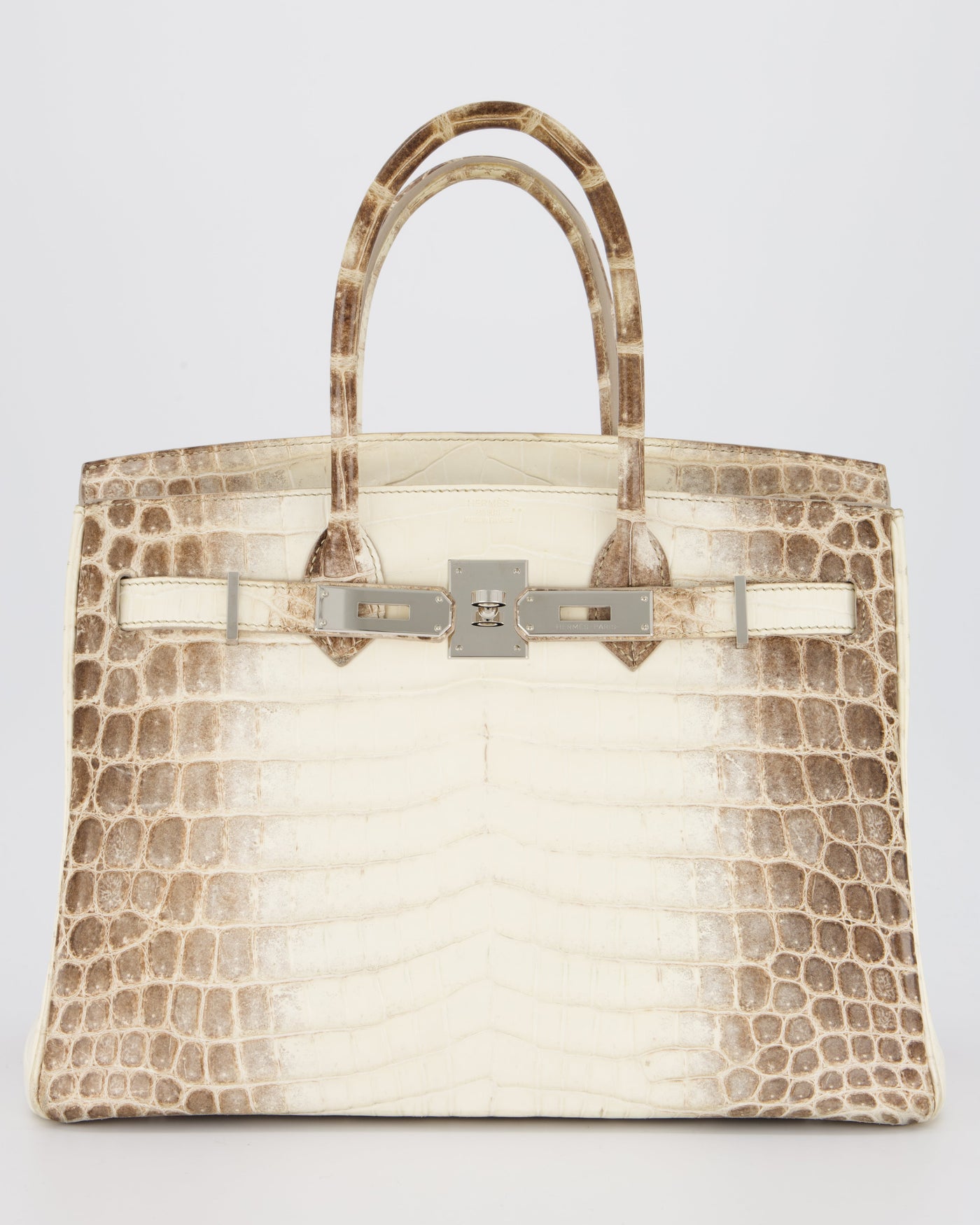 *SUPER RARE* Hermes Birkin 30 Retourne Bag in Himalaya Crocodile Niloticus Leather with Palladium Hardware - Product Image 4