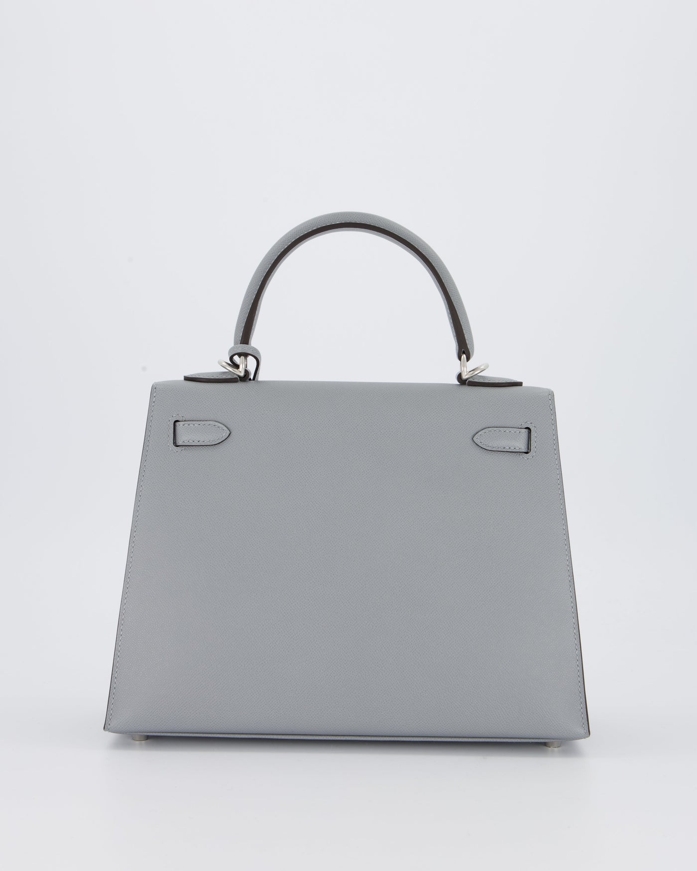 Hermes Kelly 25 Sellier Bag in Gris Pantin Epsom Leather with Palladium Hardware - Product Image 8