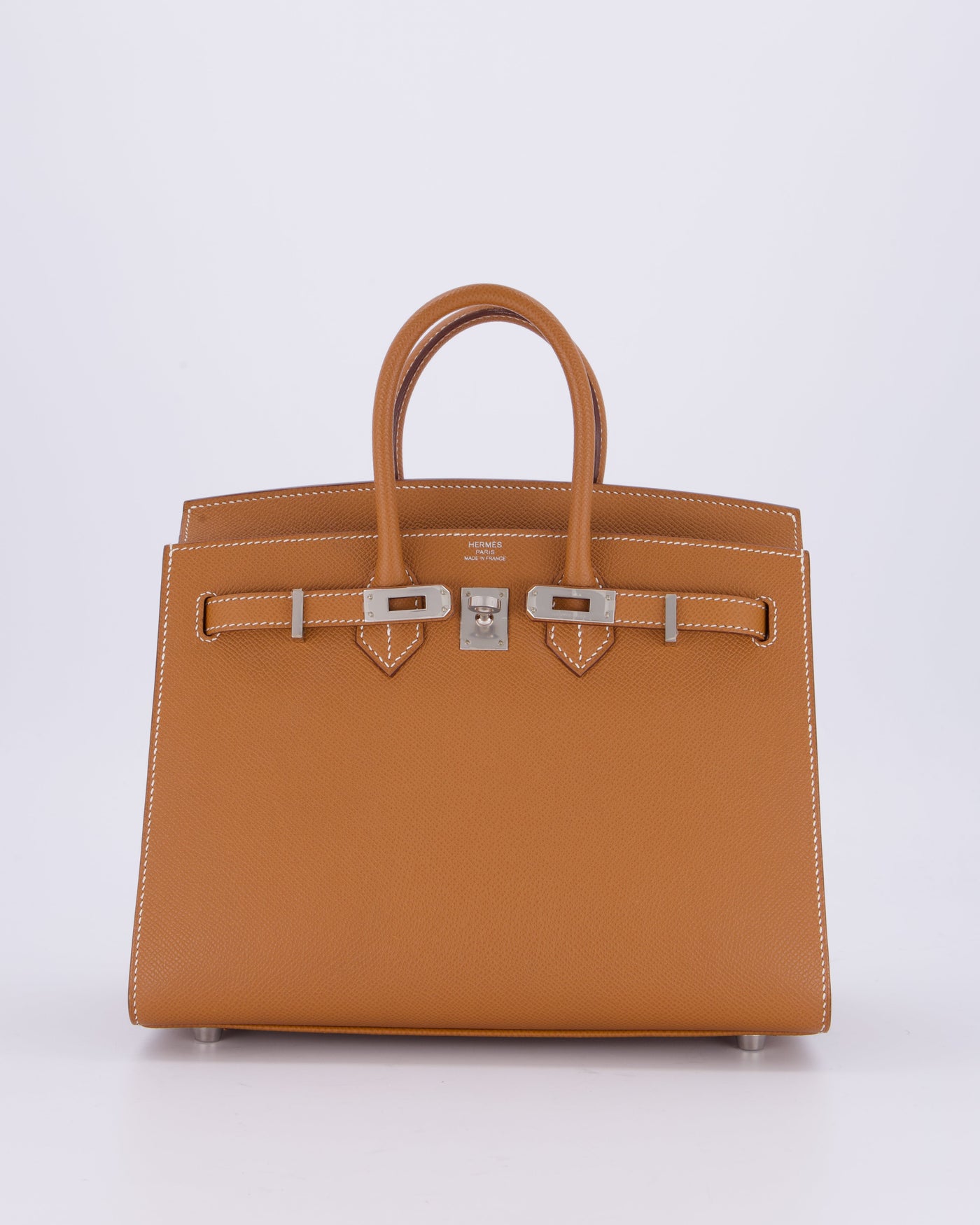 *RARE* Hermes Birkin 25 Sellier Bag in Gold Epsom Leather with Palladium Hardware - Product Image 2