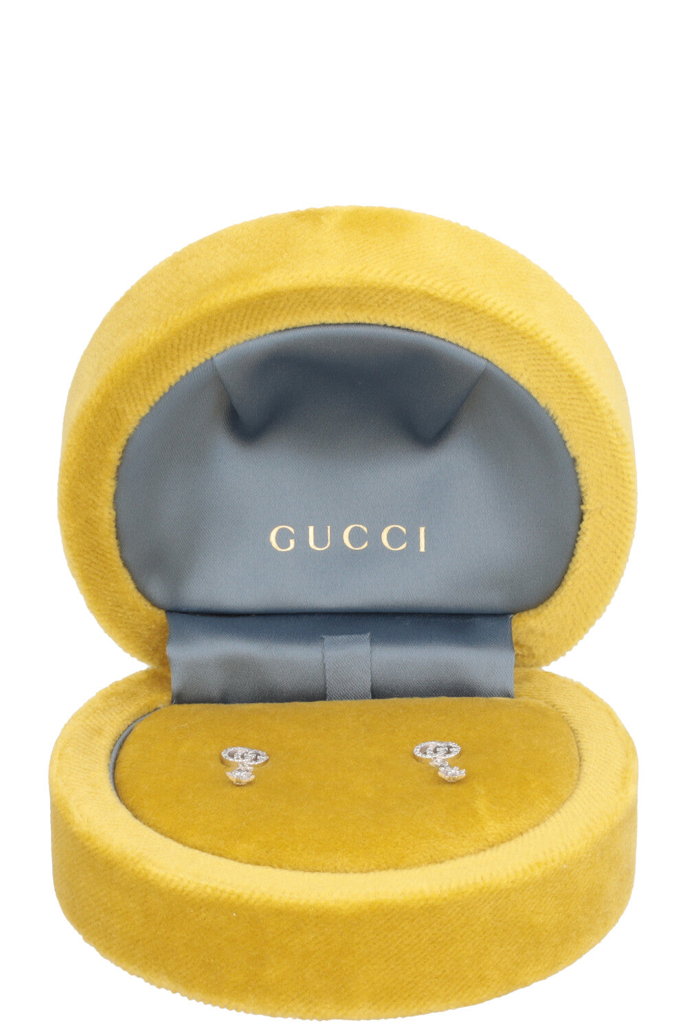 GUCCI Flora GG Diamond Earrings 18k White Gold - Product Image 2
