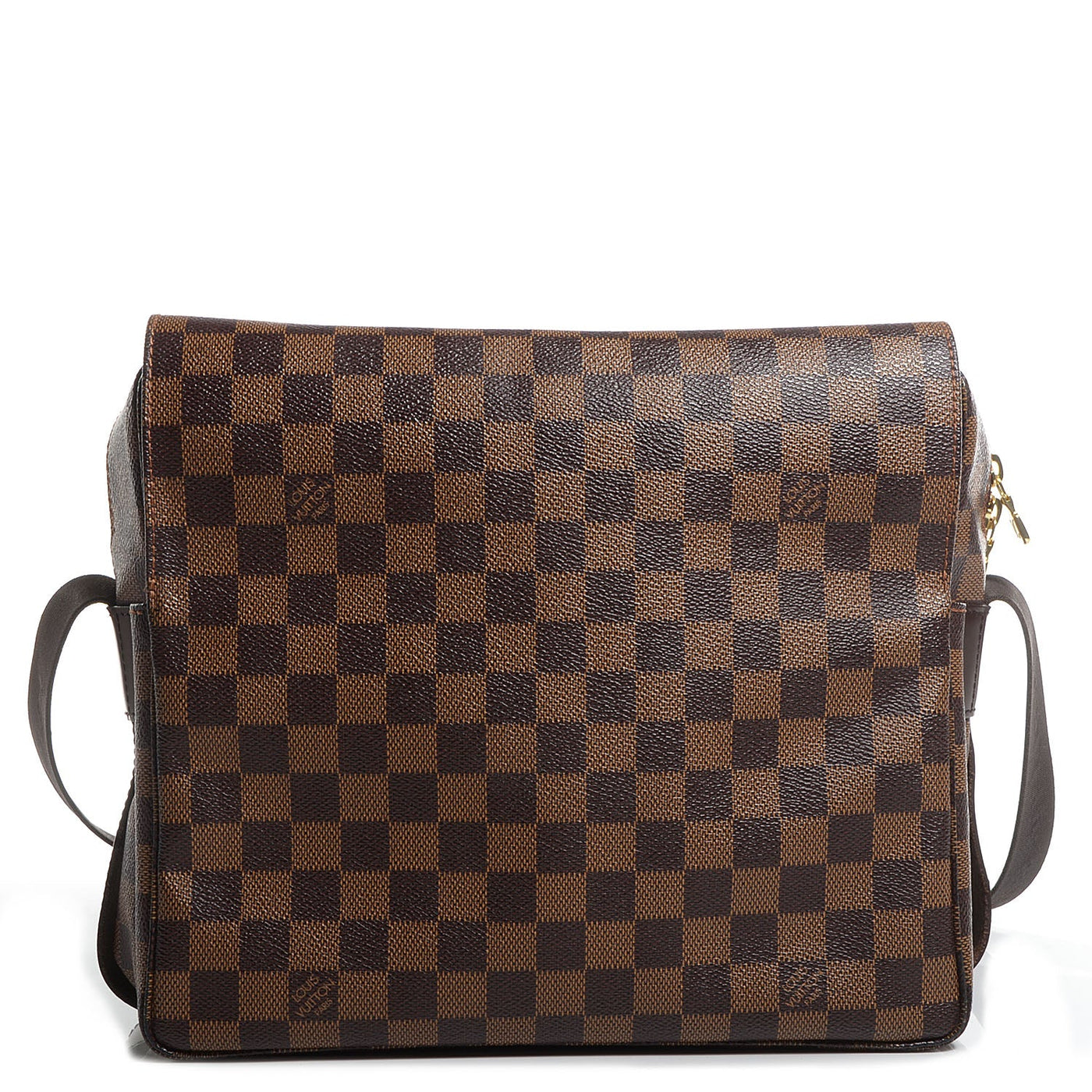 Louis Vuitton Damier Naviglio Shoulder Bag in Brown