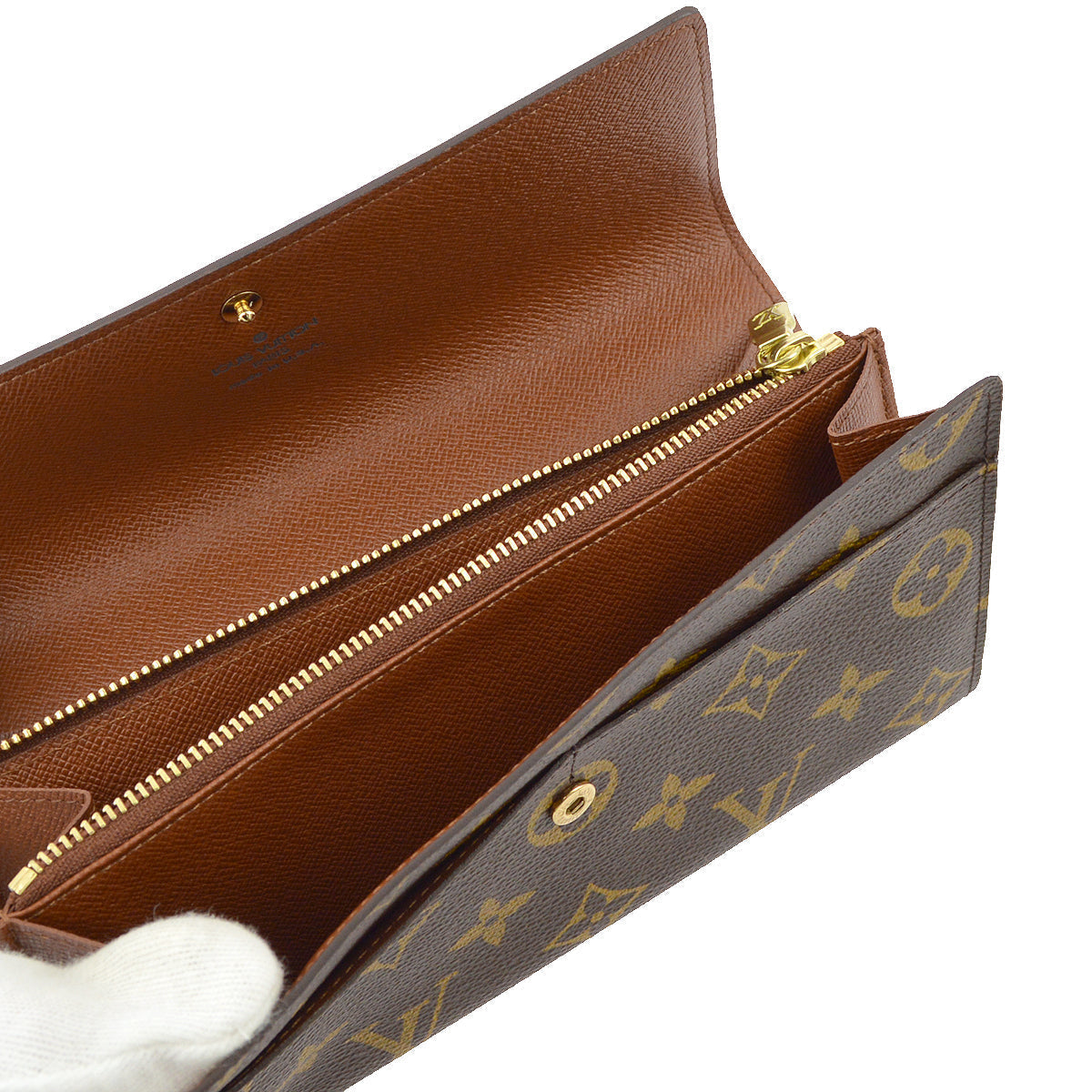 Louis Vuitton Monogram Porte Monnaie Credit Wallet