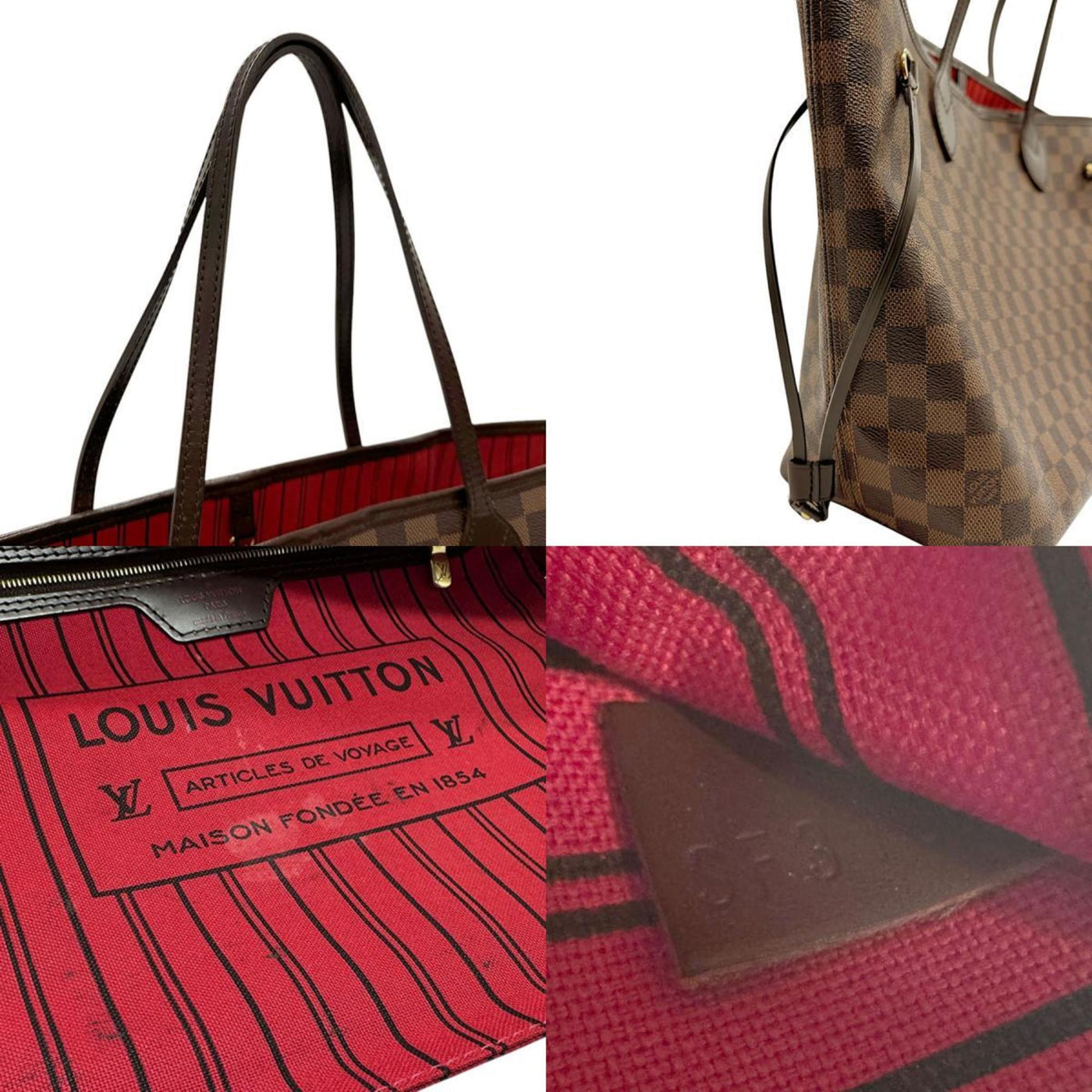 Louis Vuitton Damier Canvas Handbag Pouch