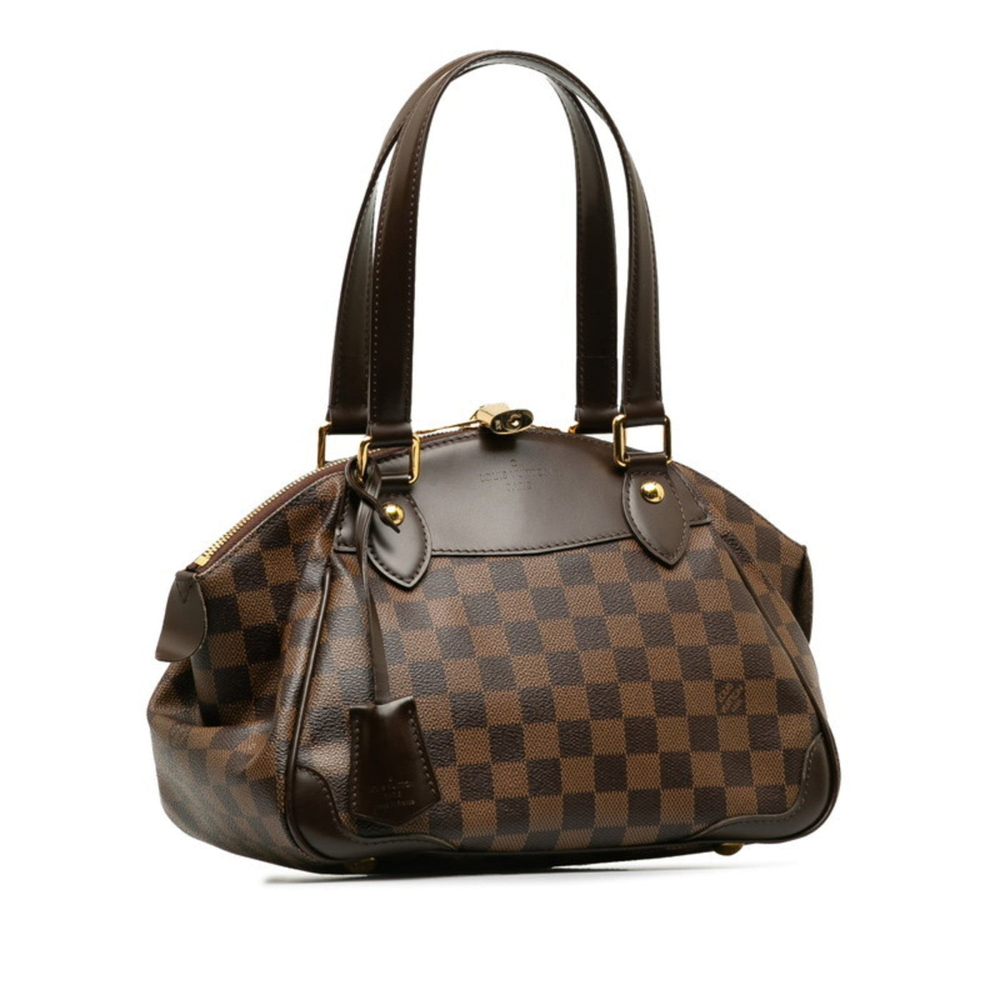 Louis Vuitton Ebene Pvc Leather Handbag