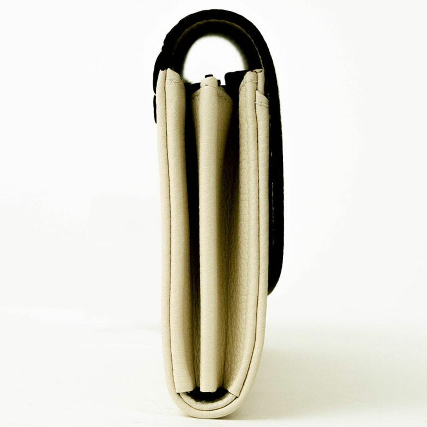 Louis Vuitton Lv ivory Leather Long Wallet (Bi-Fold)