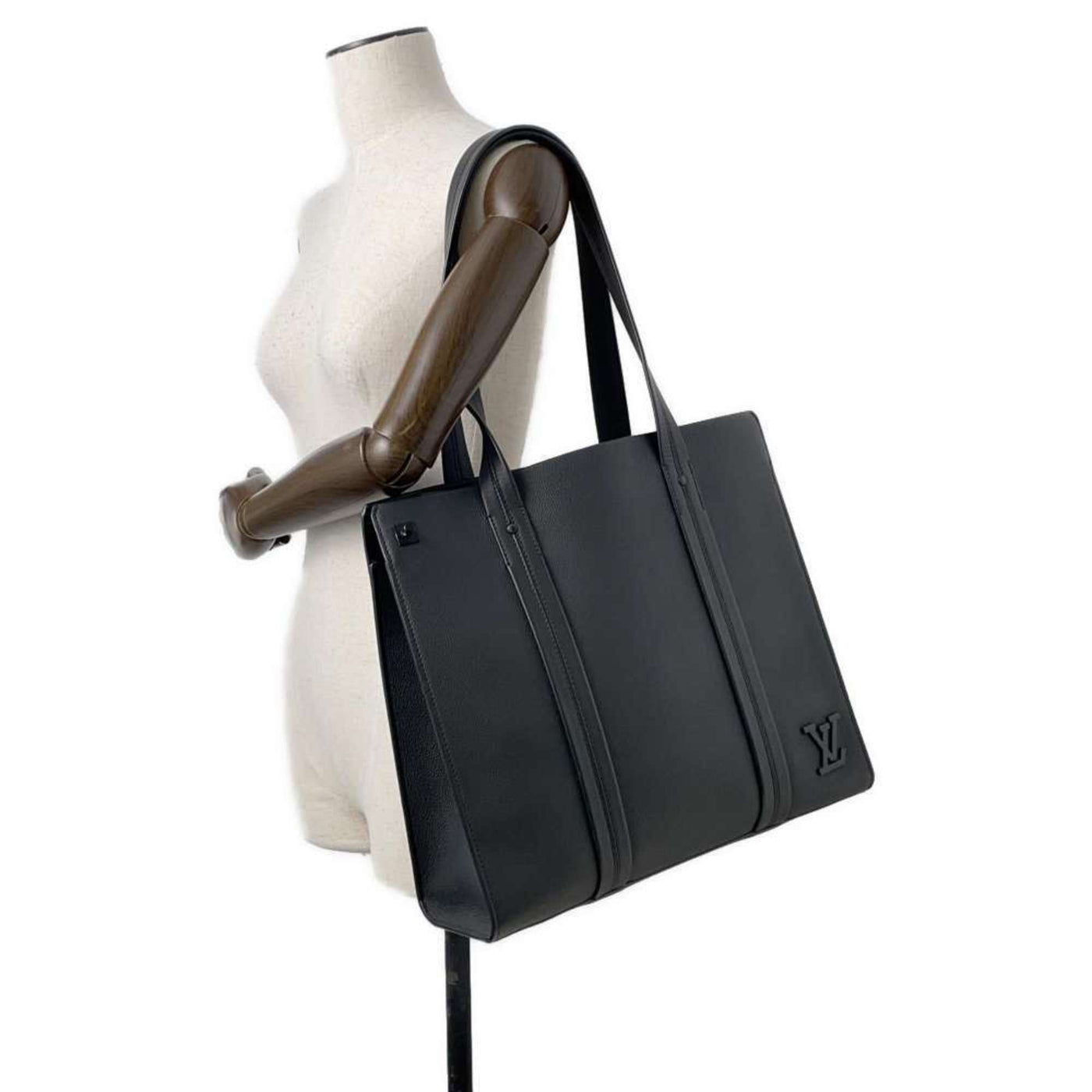 Louis Vuitton Leather Tote Bag