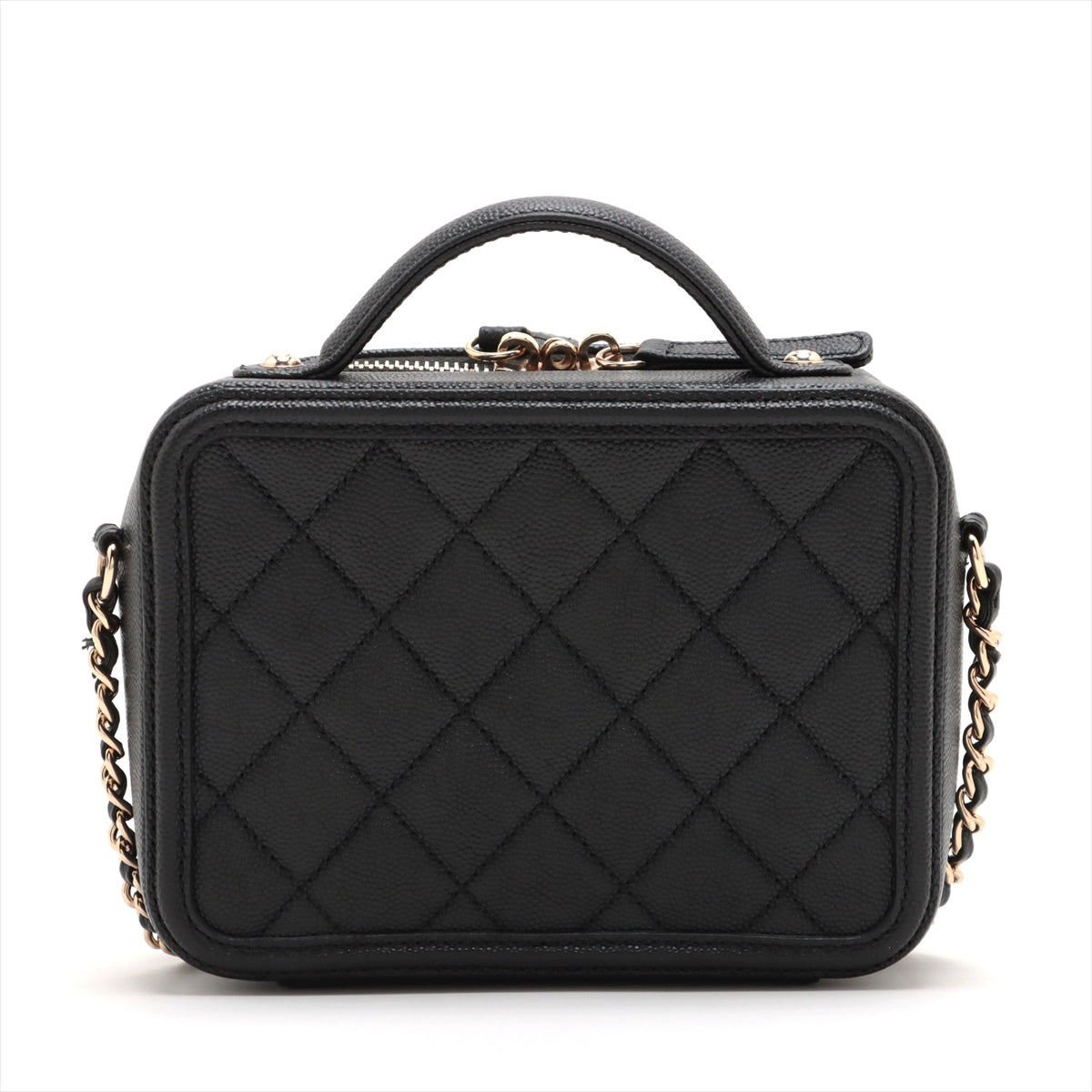 Chanel CC Filigree Caviar S 2WAY Shoulder Bag Black G 29th | Studio Nafay