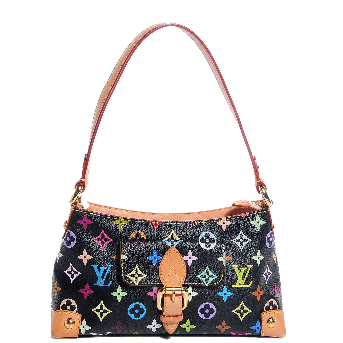 Louis Vuitton Monogram Multicolor Eliza Handbag in Black