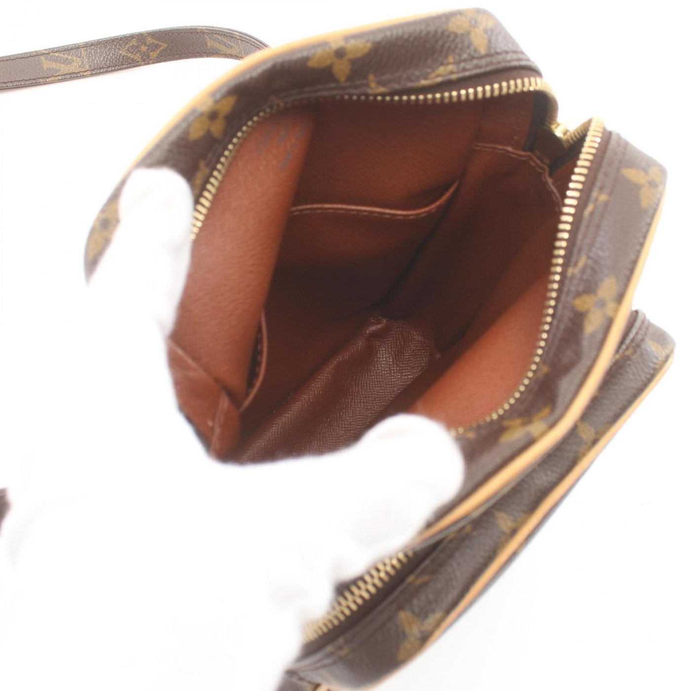 Louis Vuitton Monogram Coated Canvas Pvc Leather Shoulder Bag