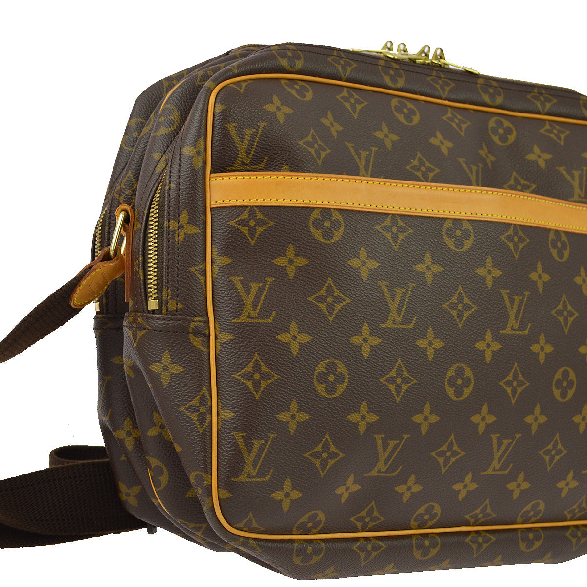 Louis Vuitton Monogram Reporter GM Shoulder Bag