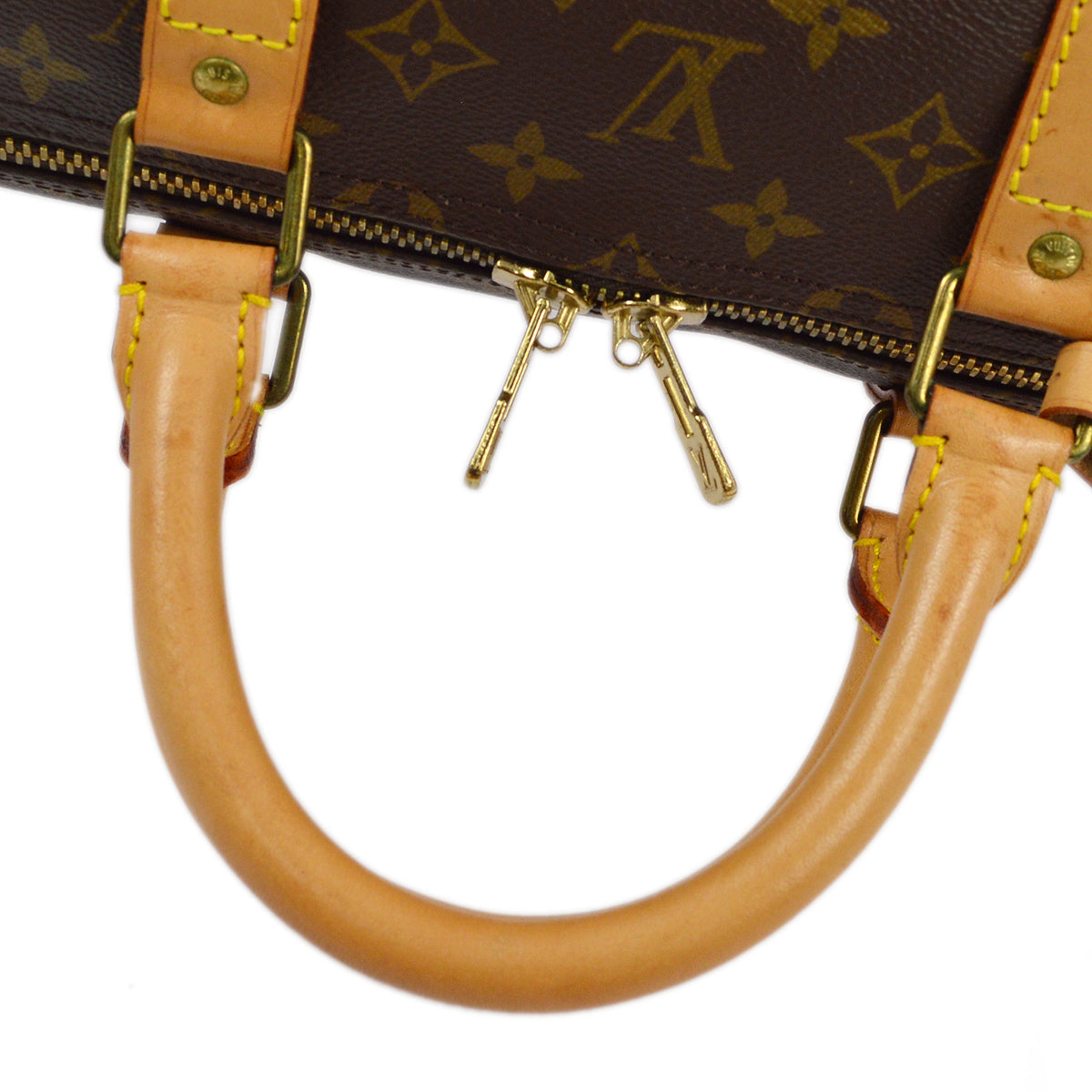 Louis Vuitton Monogram Keepall 55 Travel Duffle Handbag