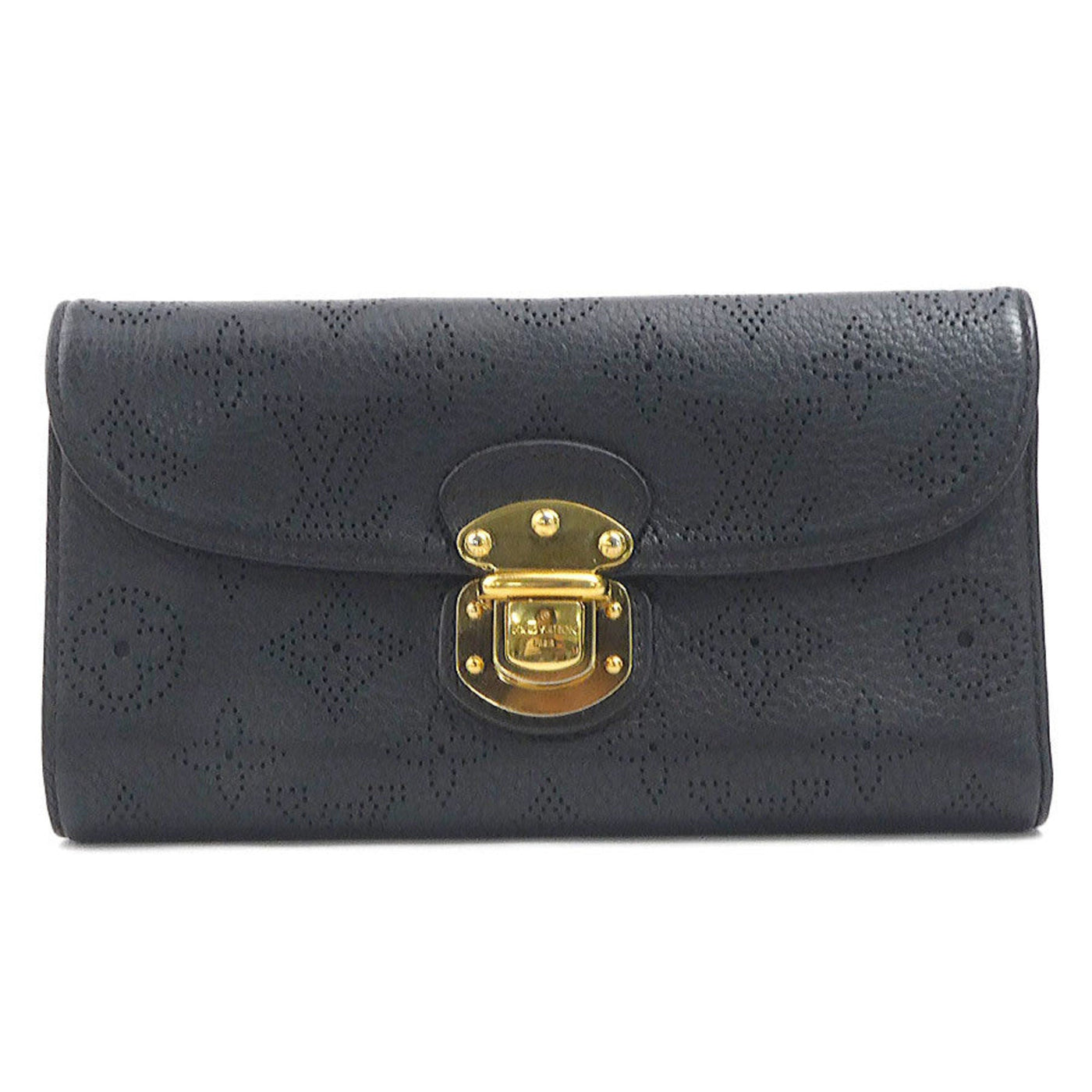 Louis Vuitton Mahina Leather Long Wallet (Bi-Fold)