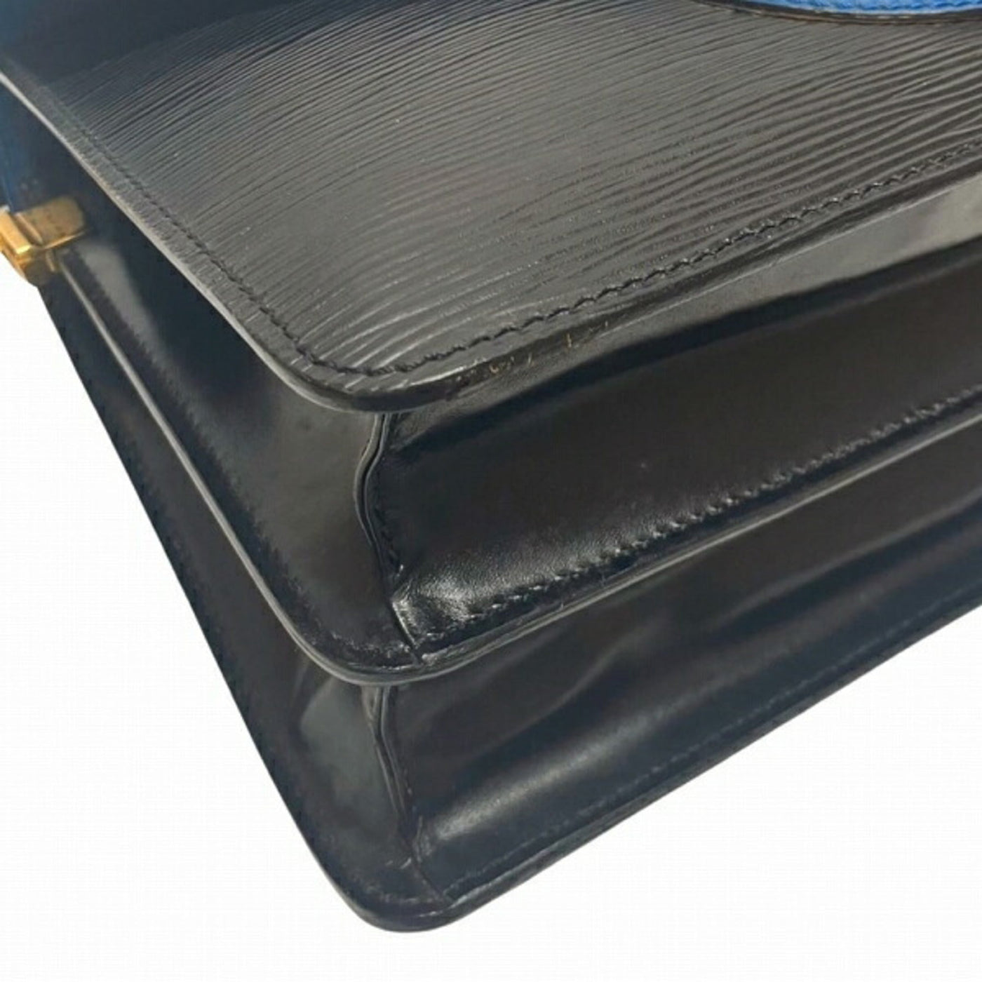 Louis Vuitton Noir Leather Shoulder Bag