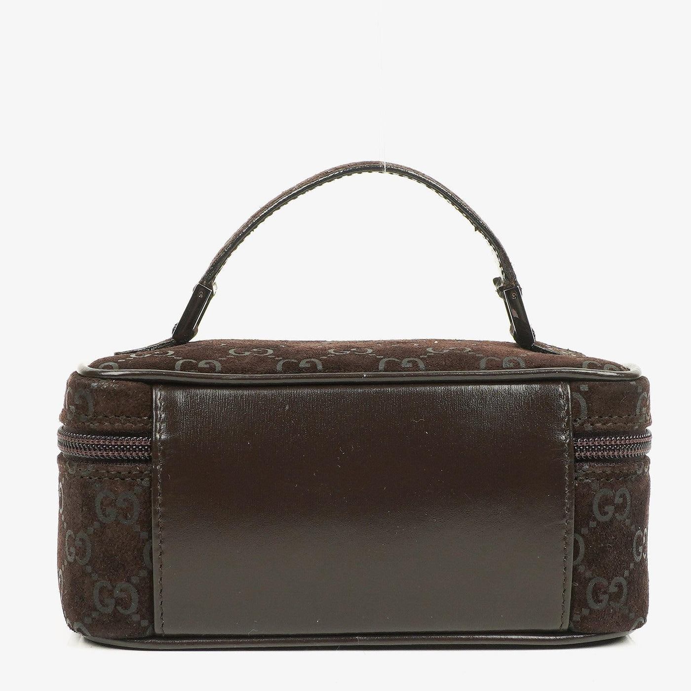 Gucci Brown Suede GG Vanity Bag - Product Image 5
