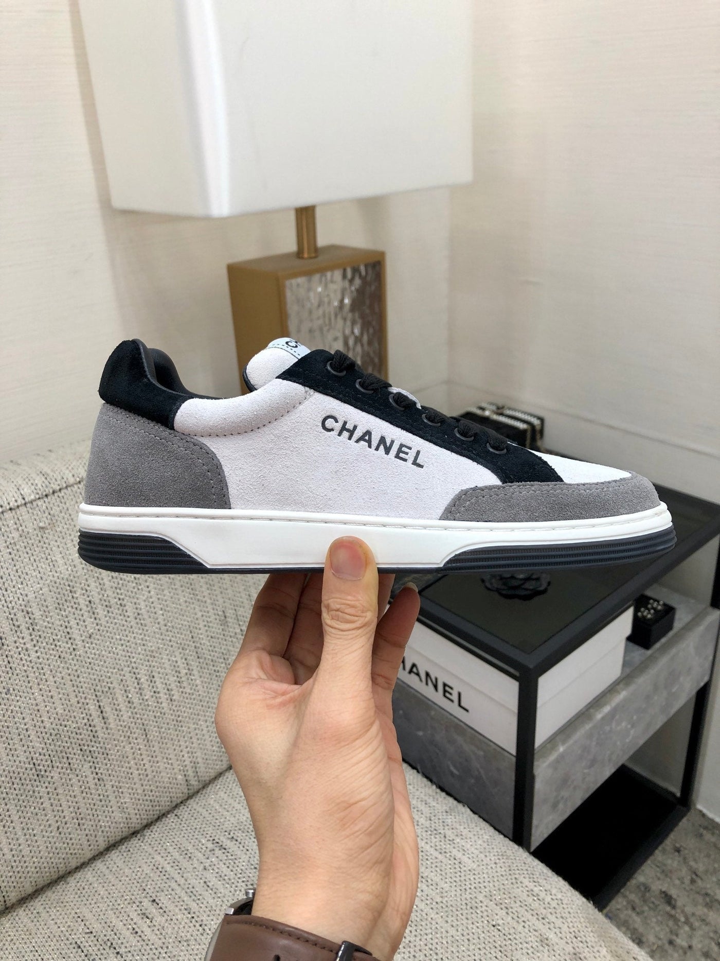 CC Sneaker Metis Casual Grey Black Sude - Product Image 8
