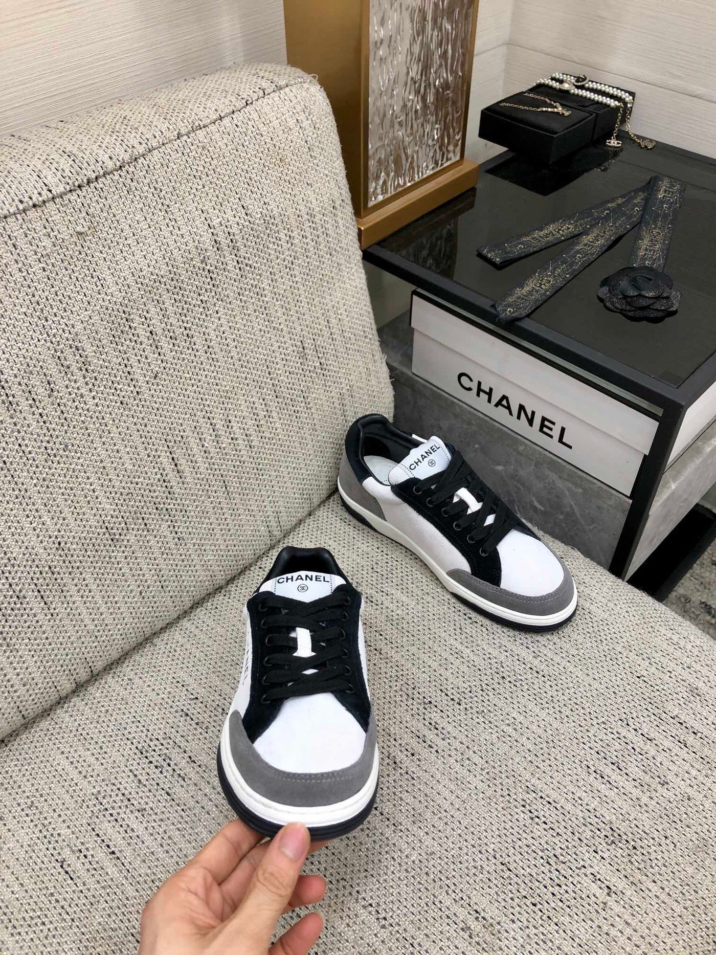 CC Sneaker Metis Casual Grey Black Sude - Product Image 9