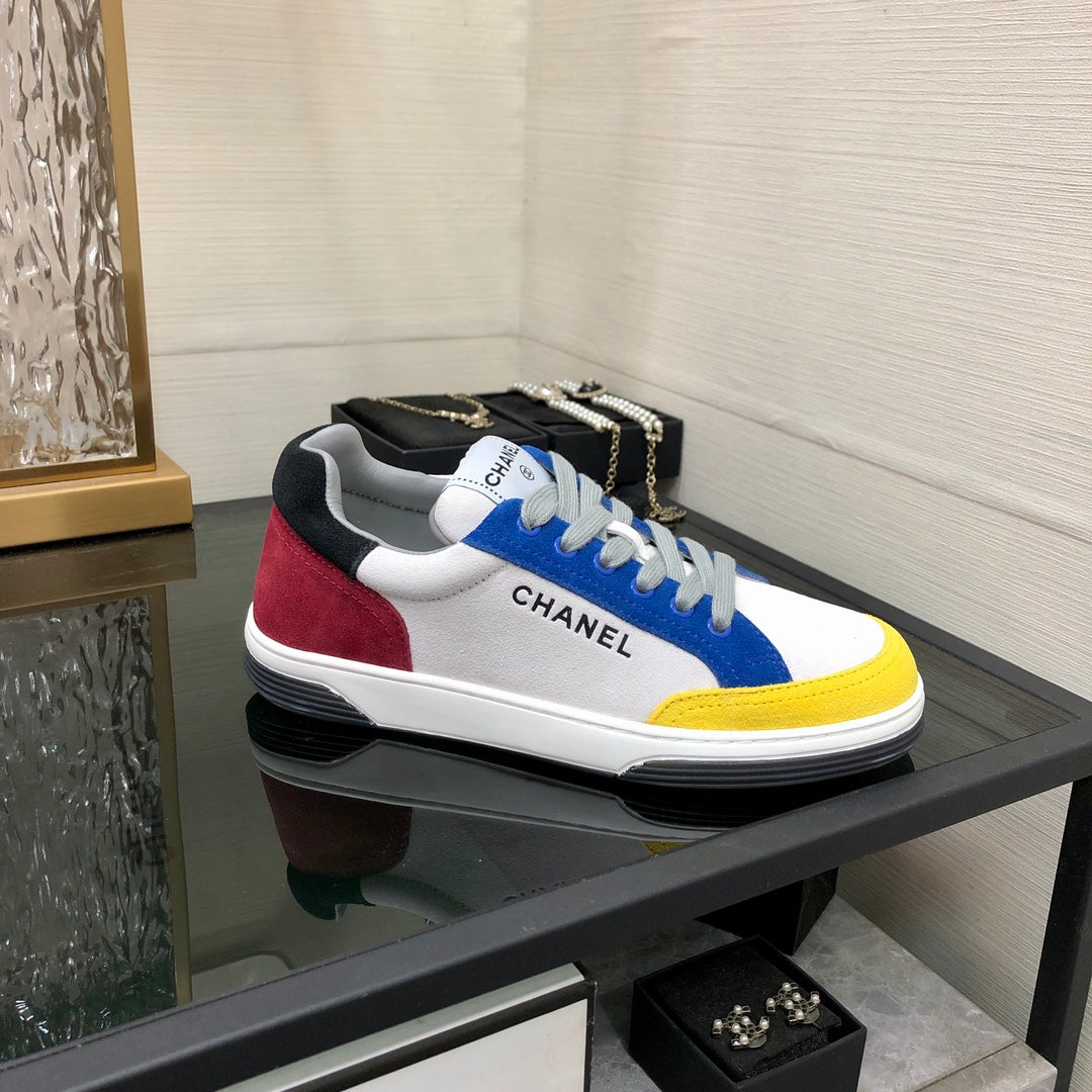 CC Sneaker Metis Casual Blue Yellow Mix Black Red Sude - Product Image 5