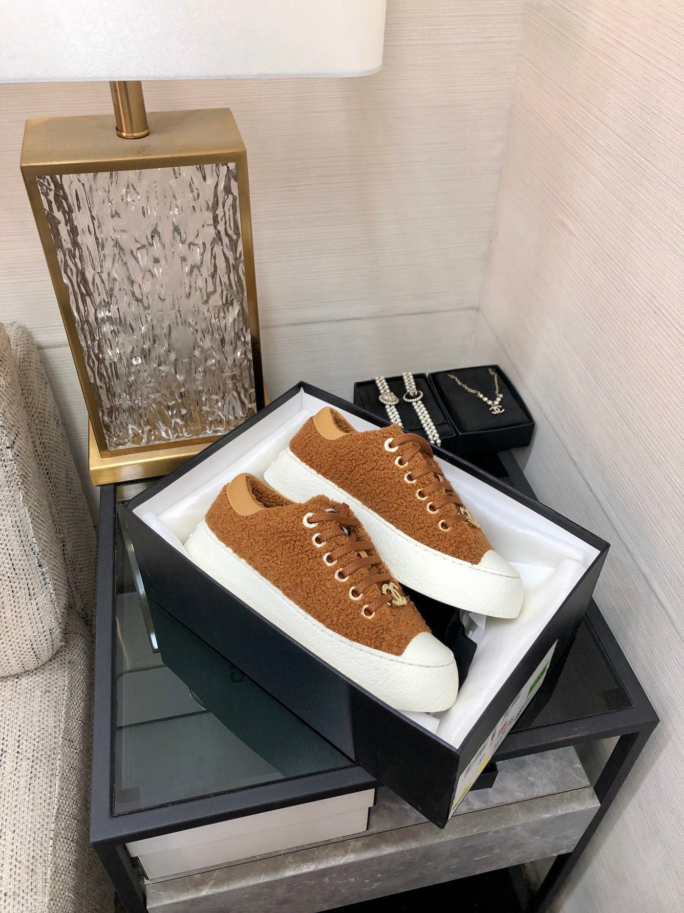 CC Low Sneaker Brown Yellow Wool - Product Image 8
