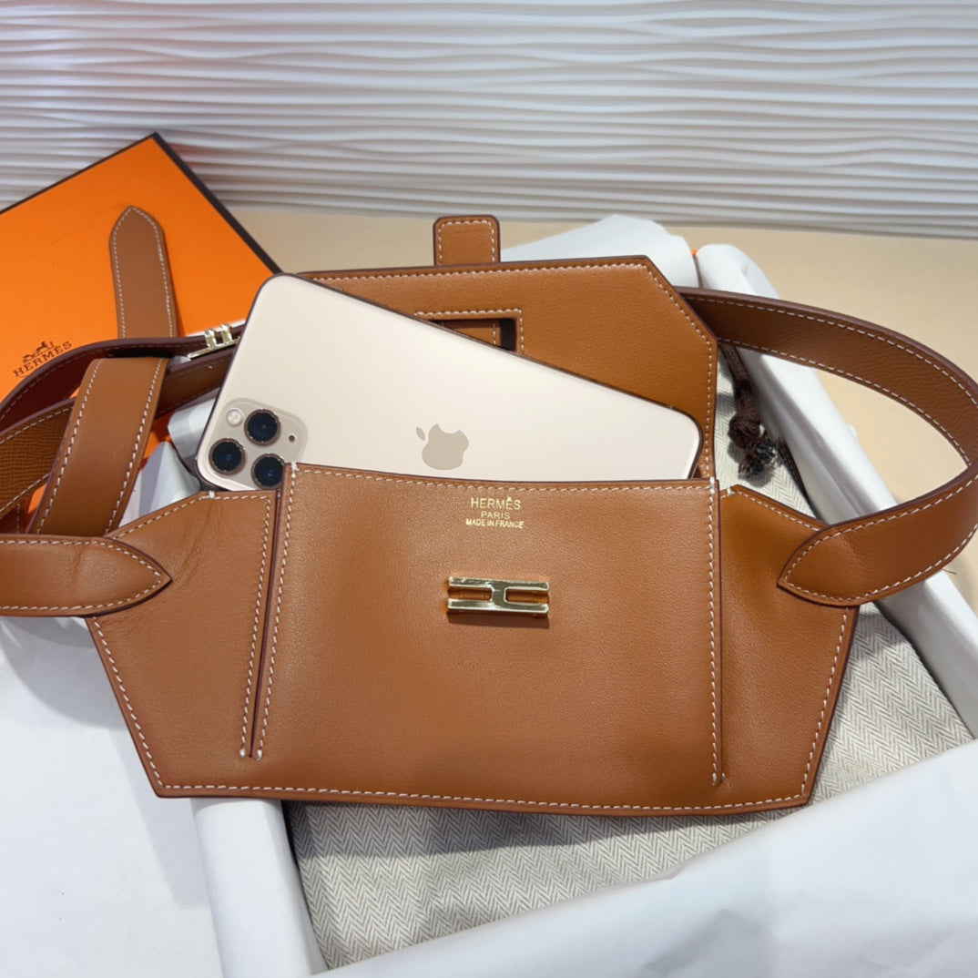 elan pocket 30 belt brown bag - Product Image 4