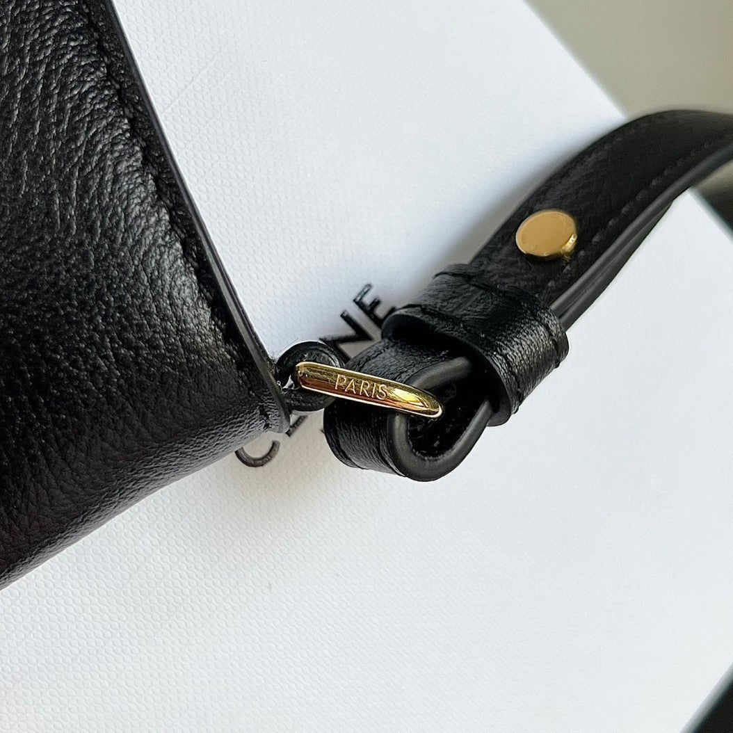 WILTERN TRIOMPHE BAG 31 ORIGINAL BLACK LEATHER - Product Image 6